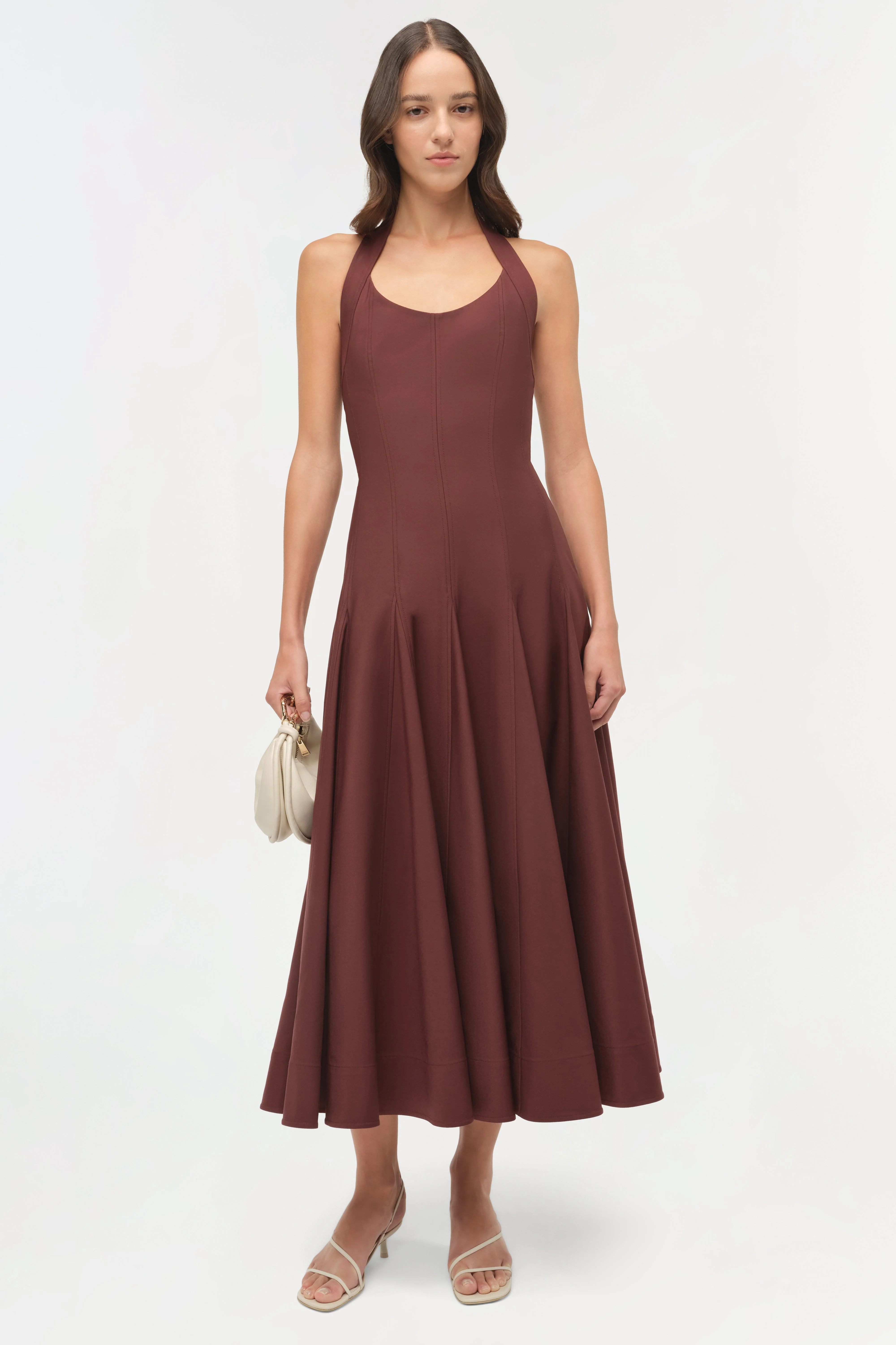 Simkhai - Melissa Cotton Halter Midi Dress - Image 2