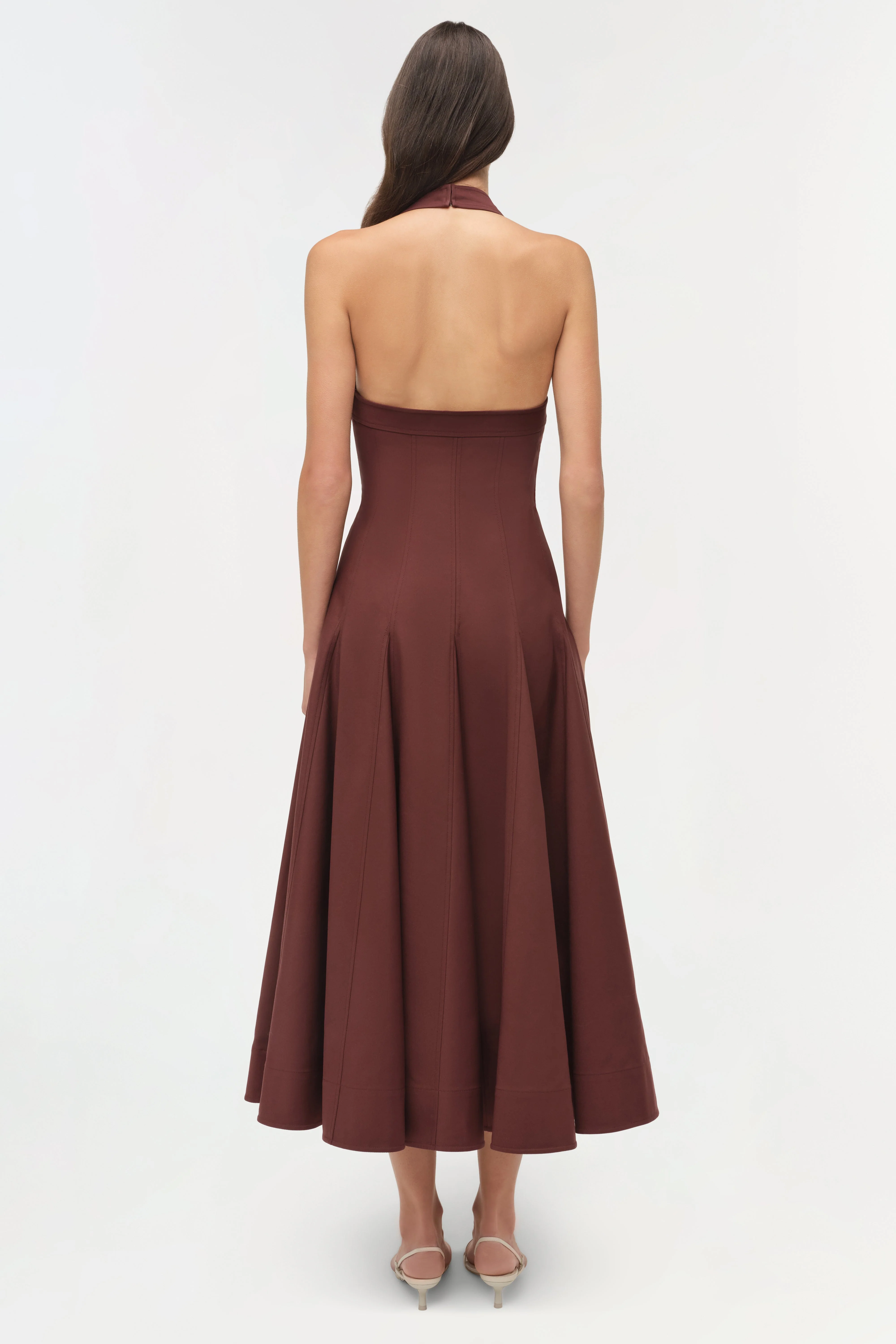 Simkhai - Melissa Cotton Halter Midi Dress - Image 5