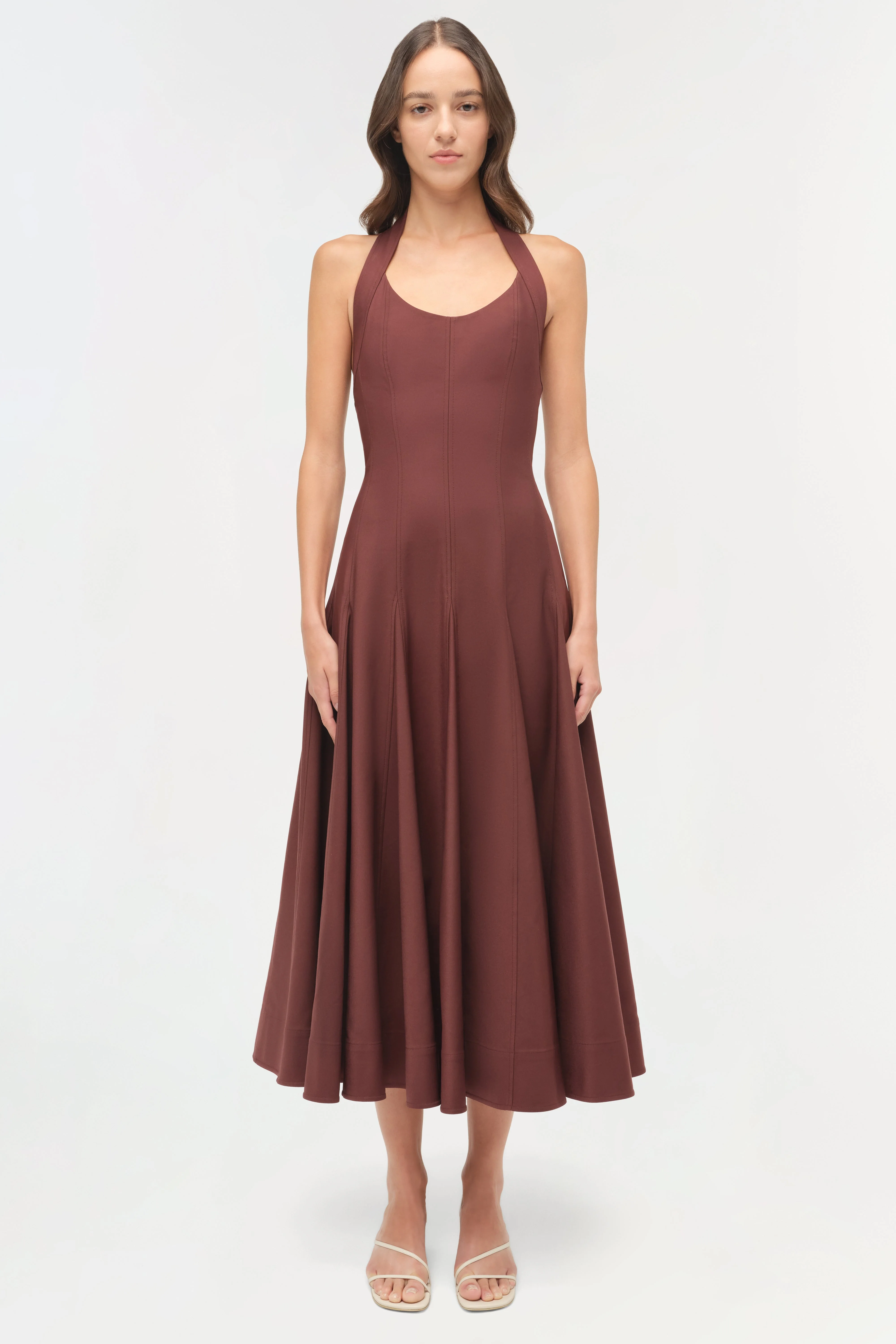 Simkhai - Melissa Cotton Halter Midi Dress - Image 6