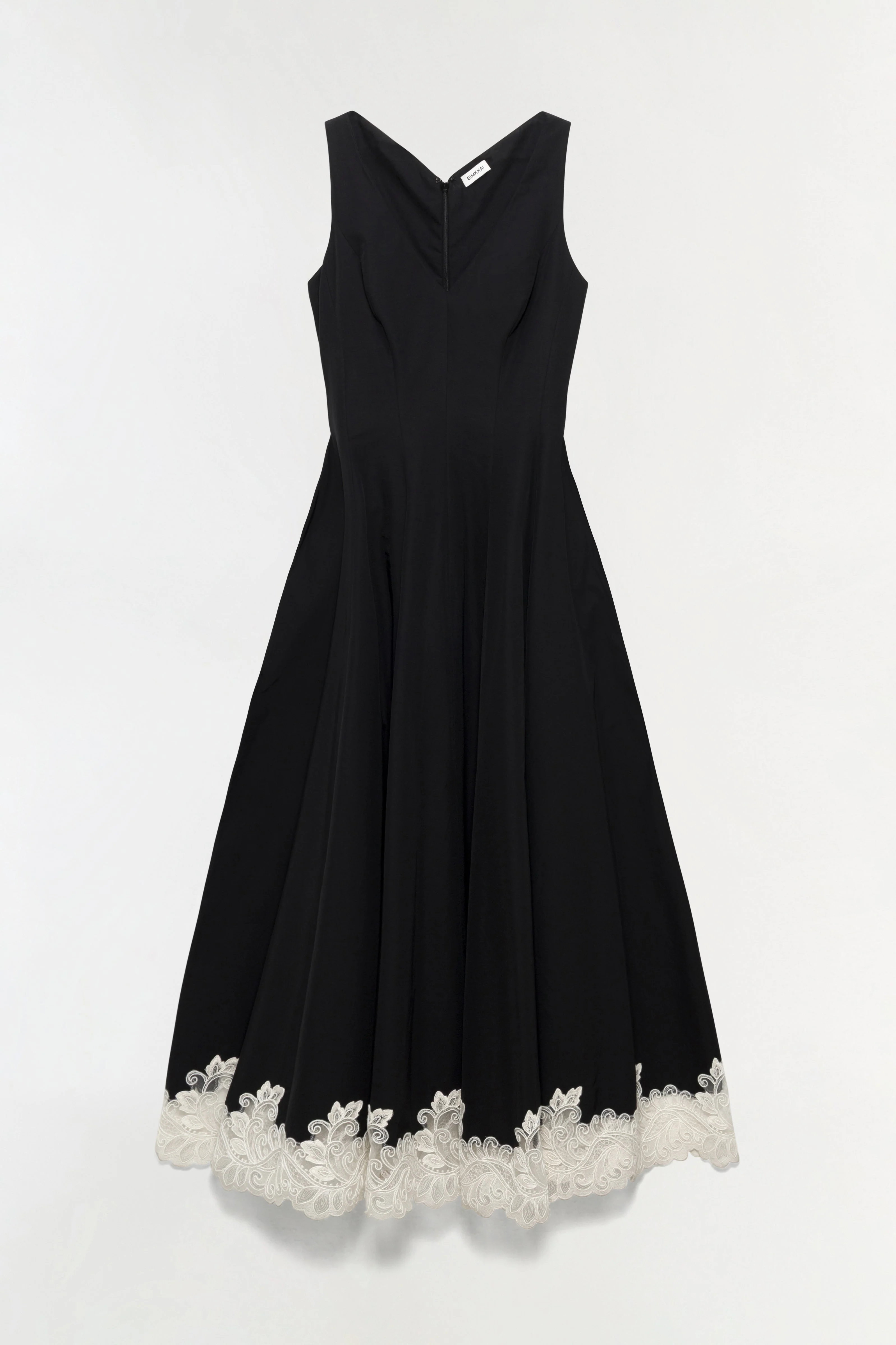 Simkhai - Mira Cotton Faille Lace Midi Dress