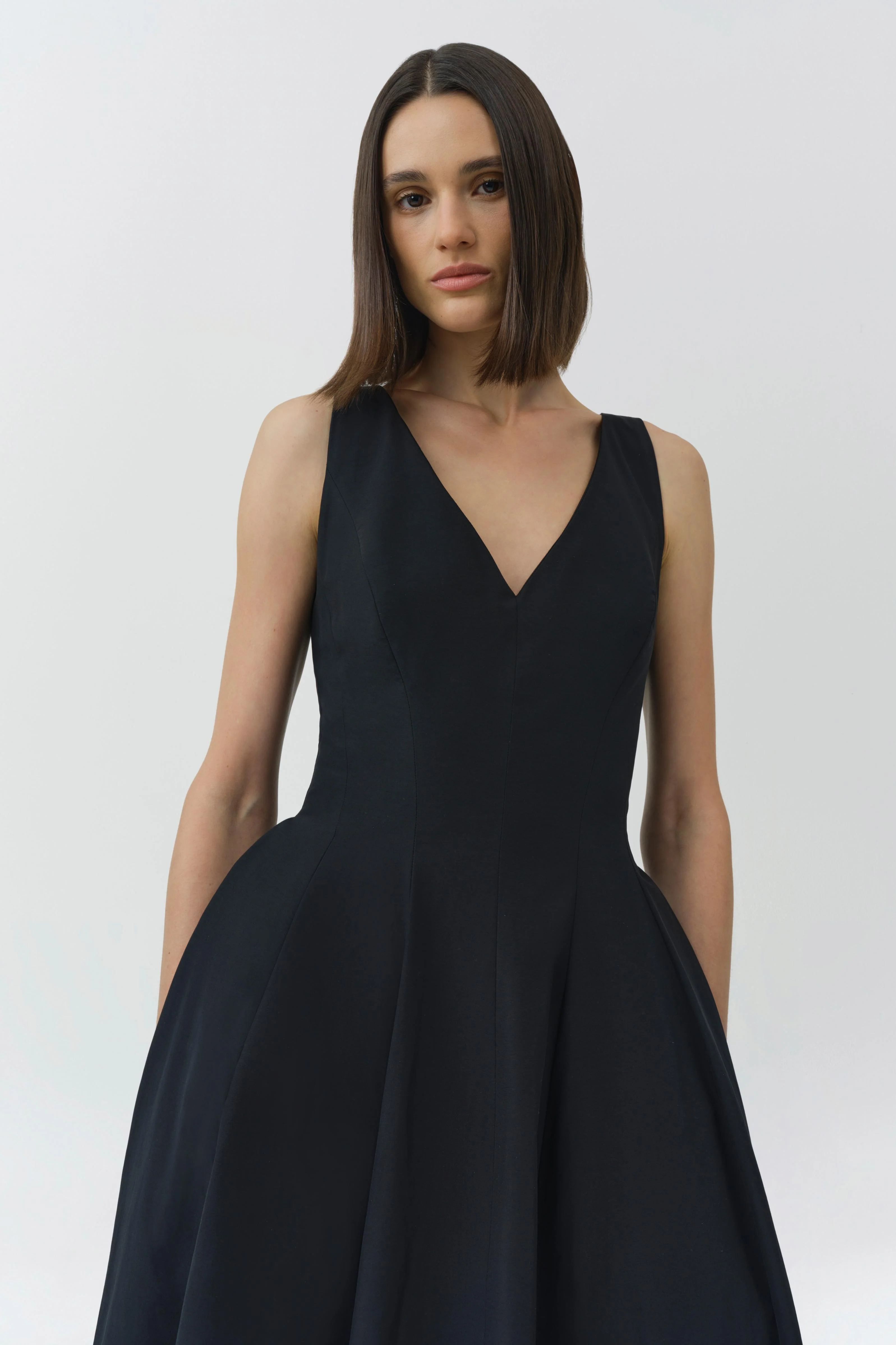 Simkhai - Mira Cotton Faille Lace Midi Dress - Image 3