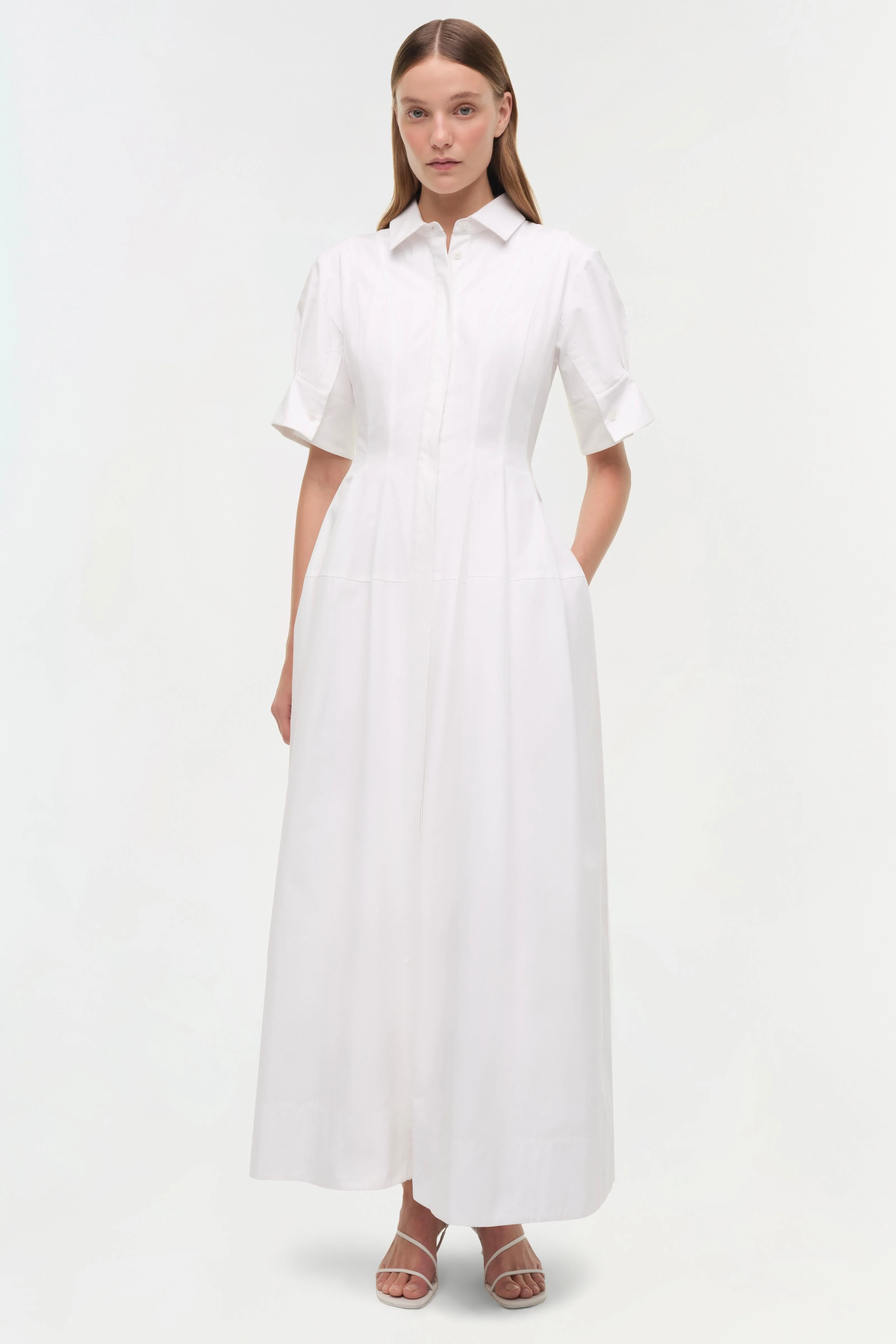 Simkhai - Mollie Cotton Shirt Dress - Image 2