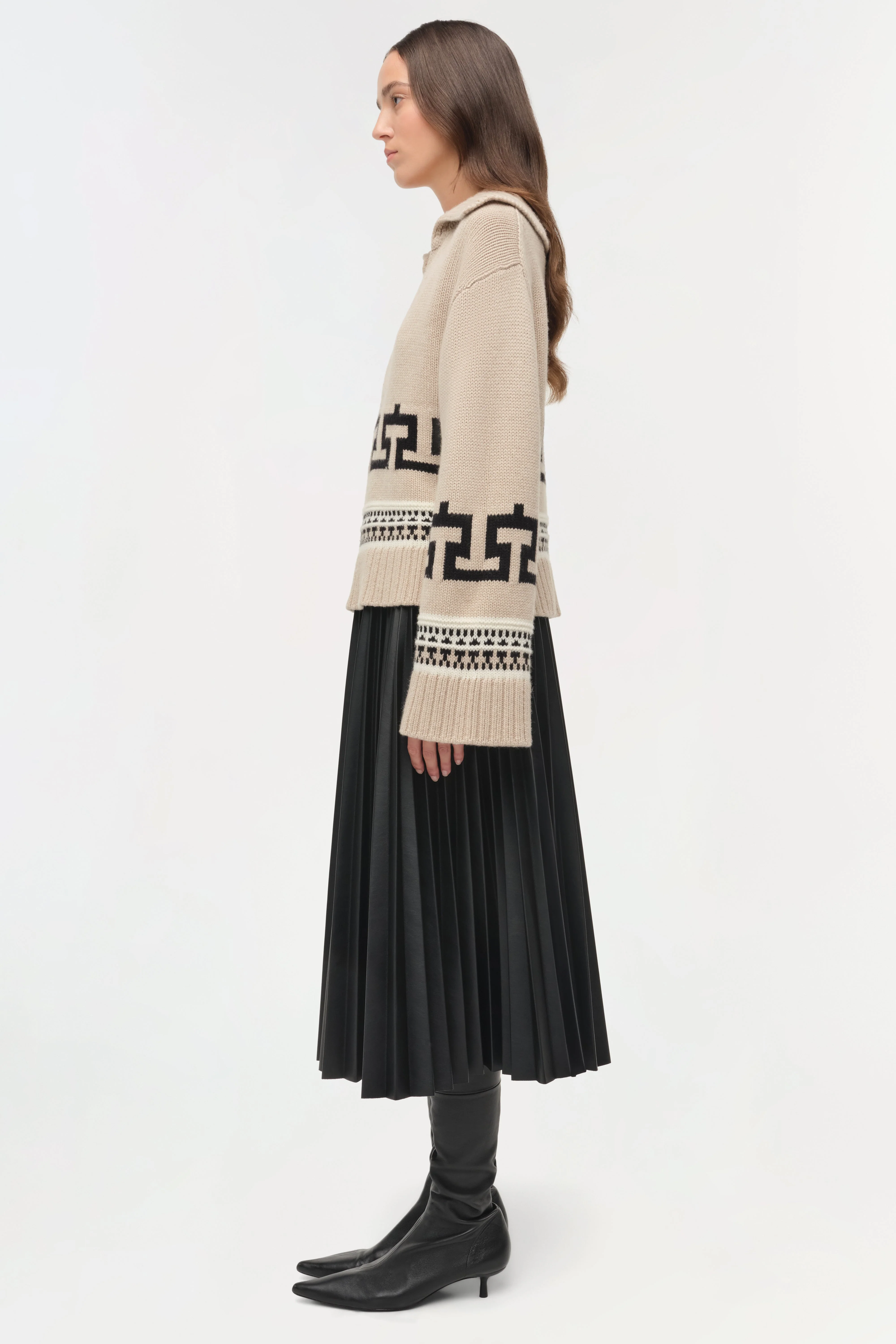 Simkhai - O'Reilly Western V - Neck Sweater - Image 4