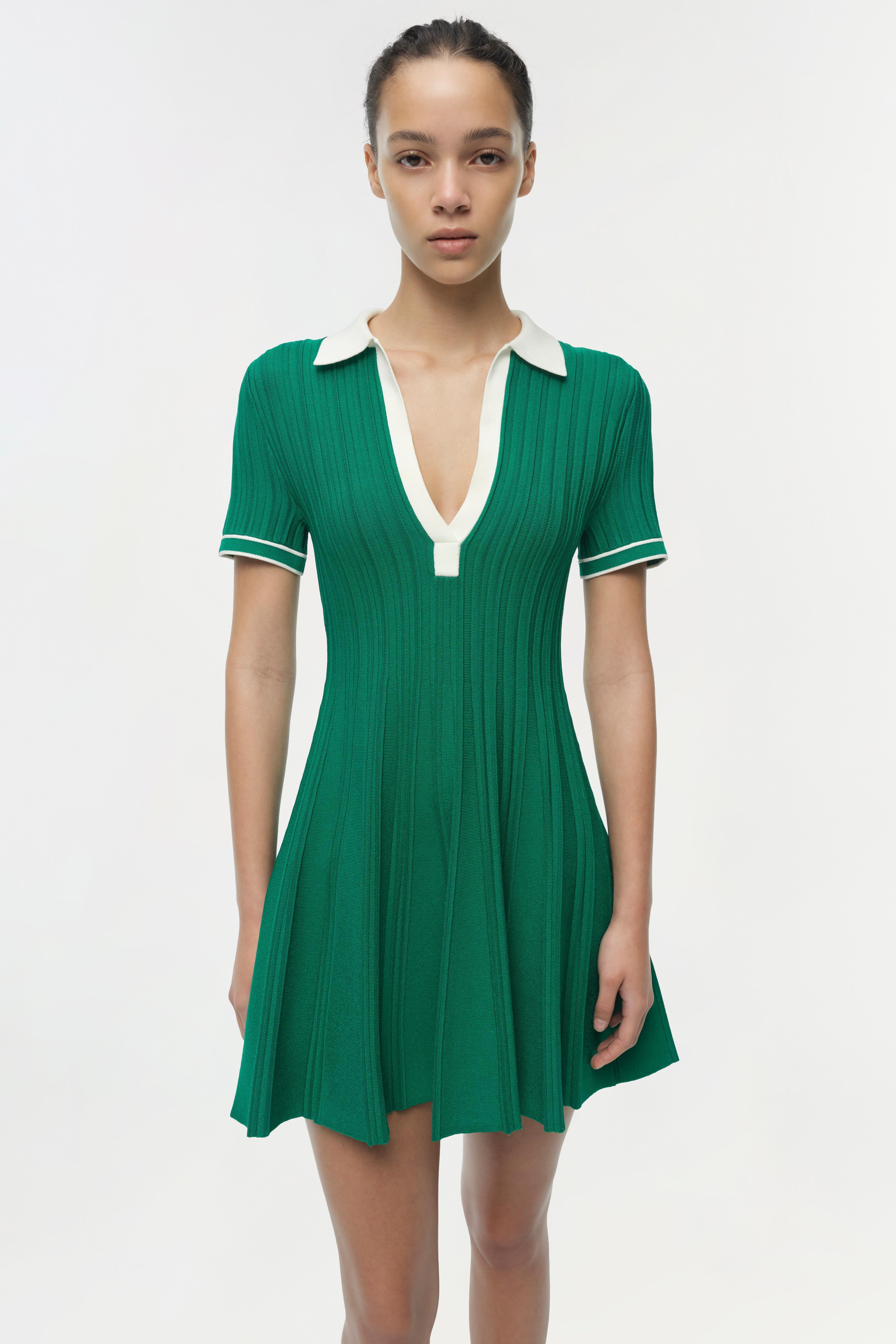 Simkhai - Page Knit Polo Mini Dress - Image 3