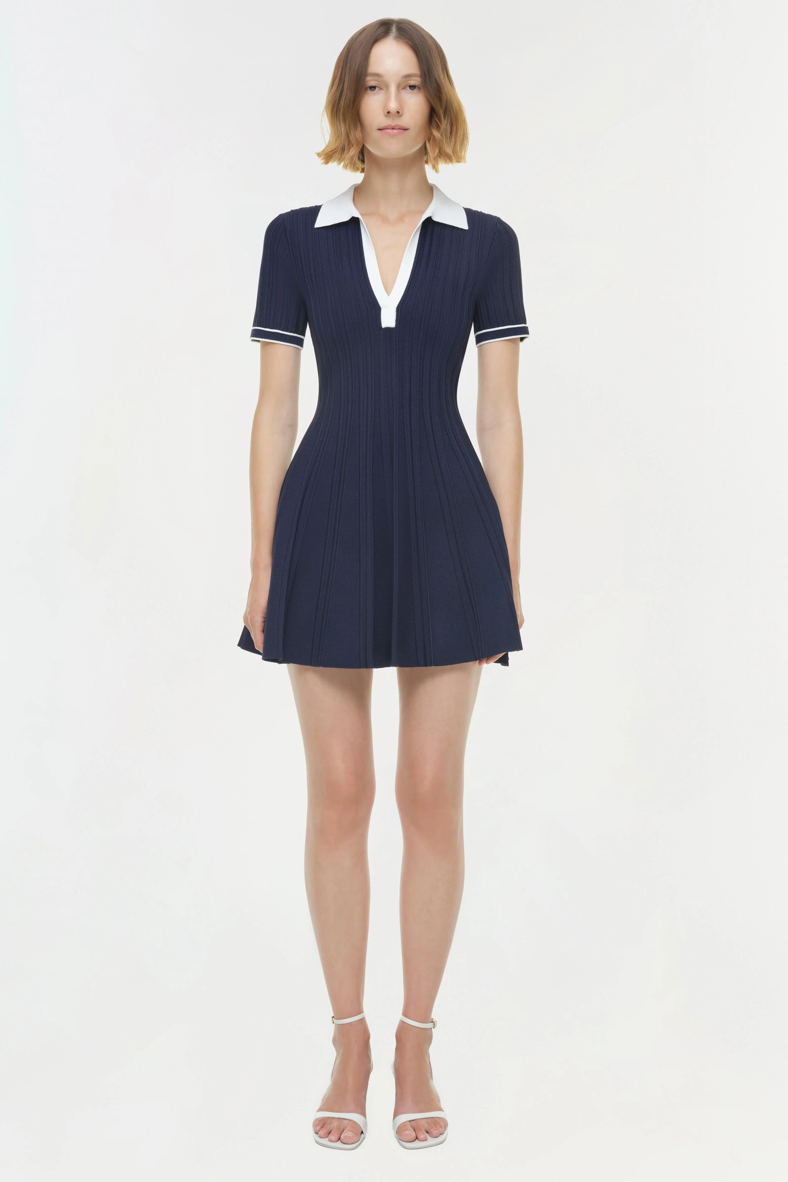 Simkhai - Page Knit Polo Mini Dress - Image 6