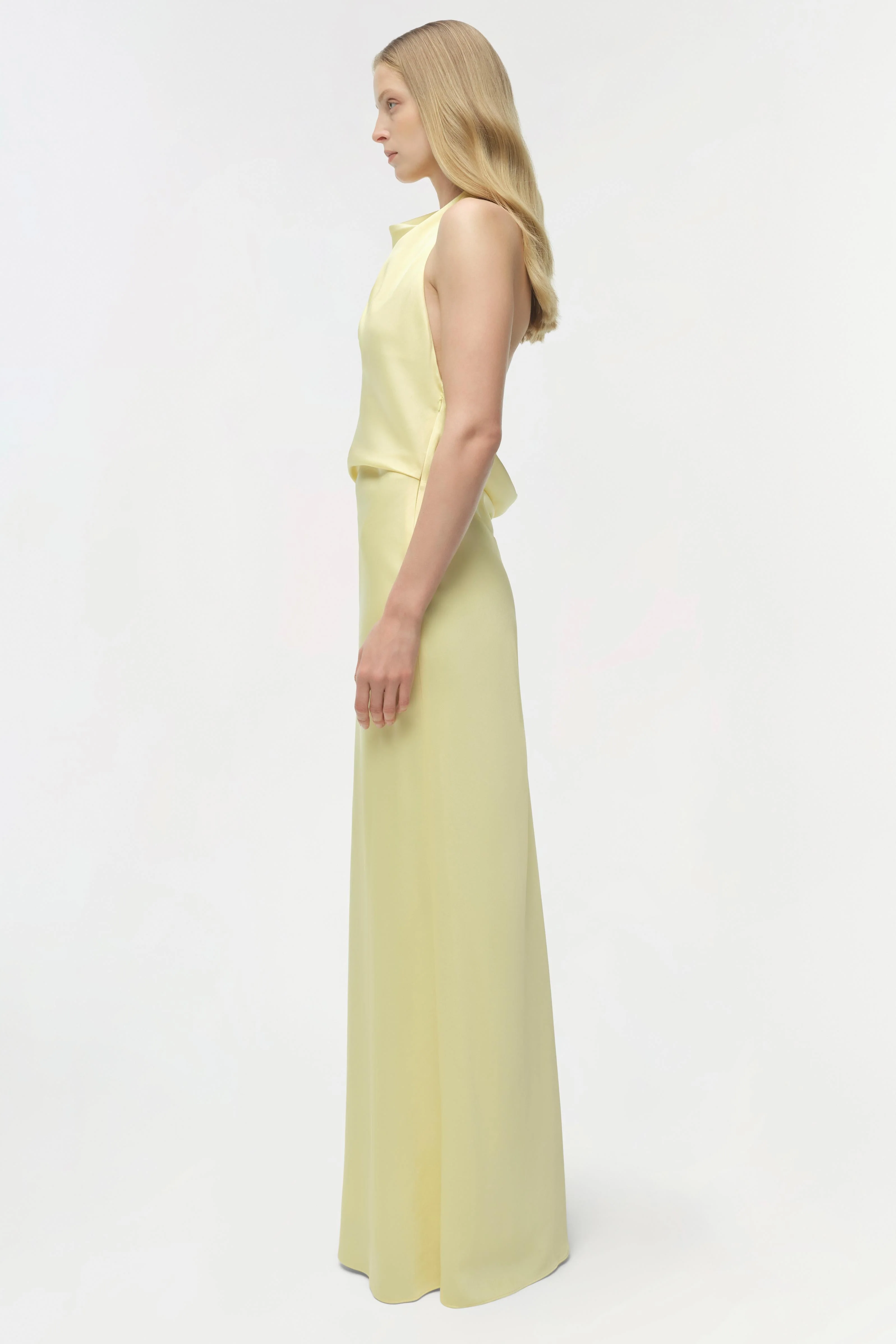 Simkhai - Reannon Draped Satin Gown - Image 4