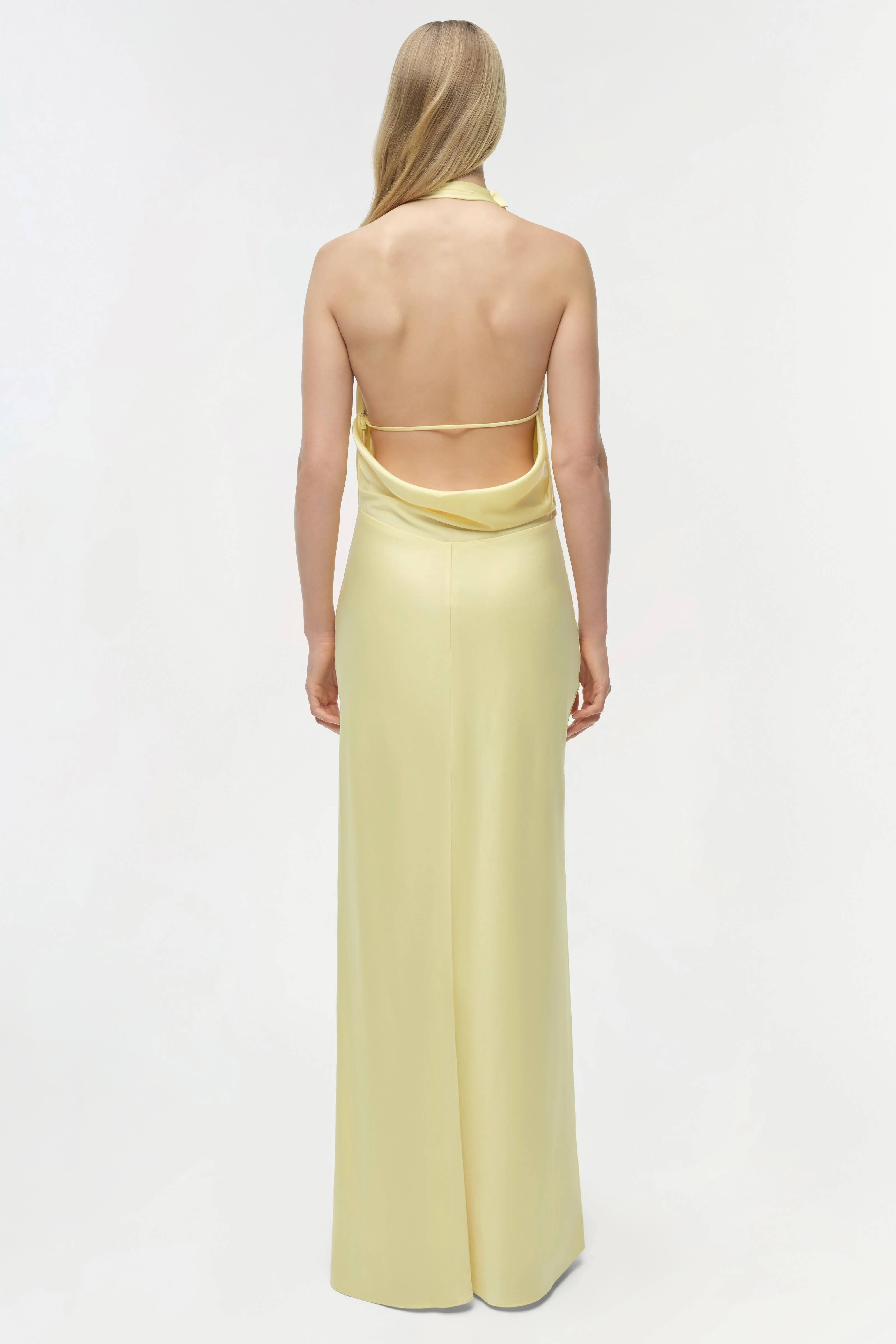 Simkhai - Reannon Draped Satin Gown - Image 5