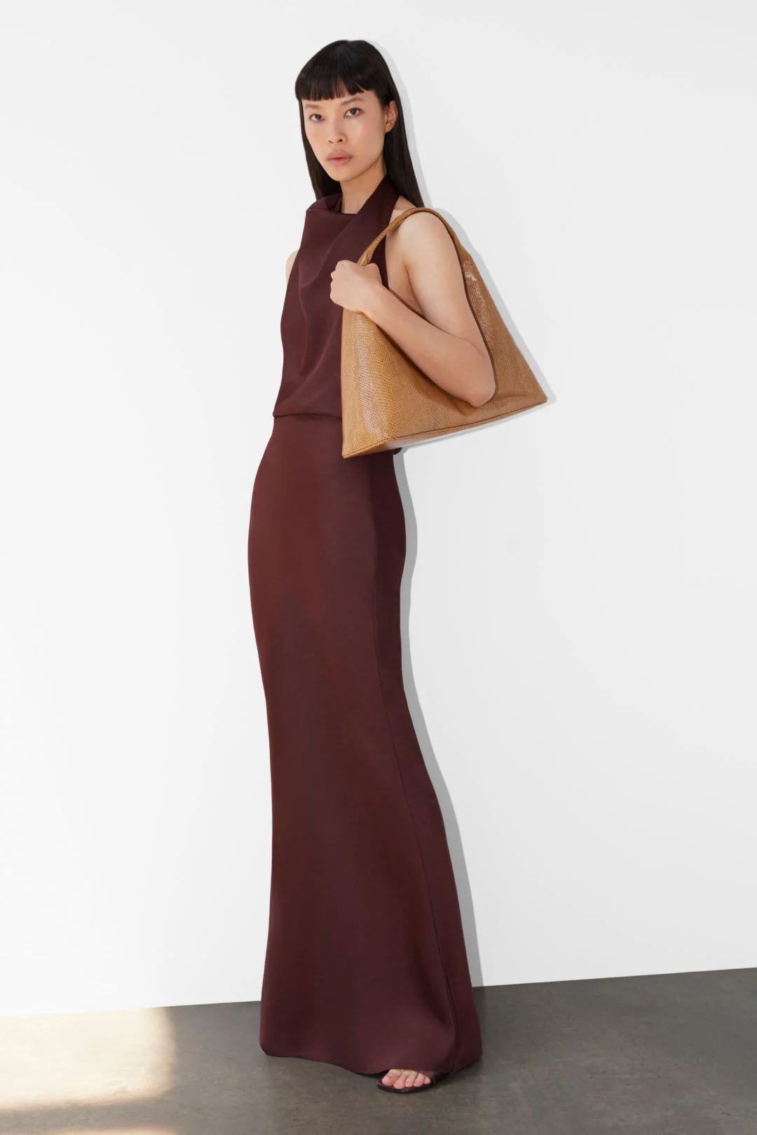 Simkhai - Reannon Draped Satin Gown - Image 2