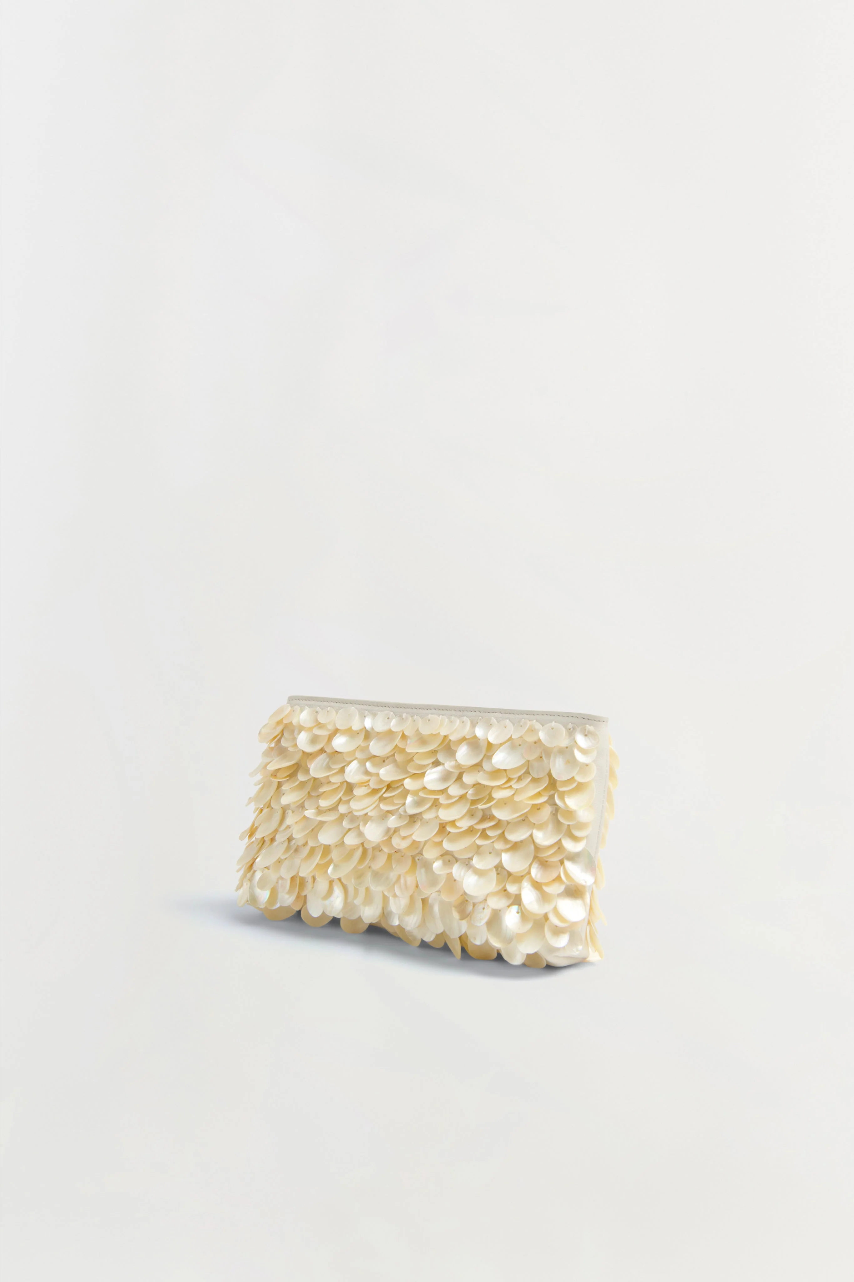 Simkhai - Reese Natural Shell Beaded Clutch - Image 3
