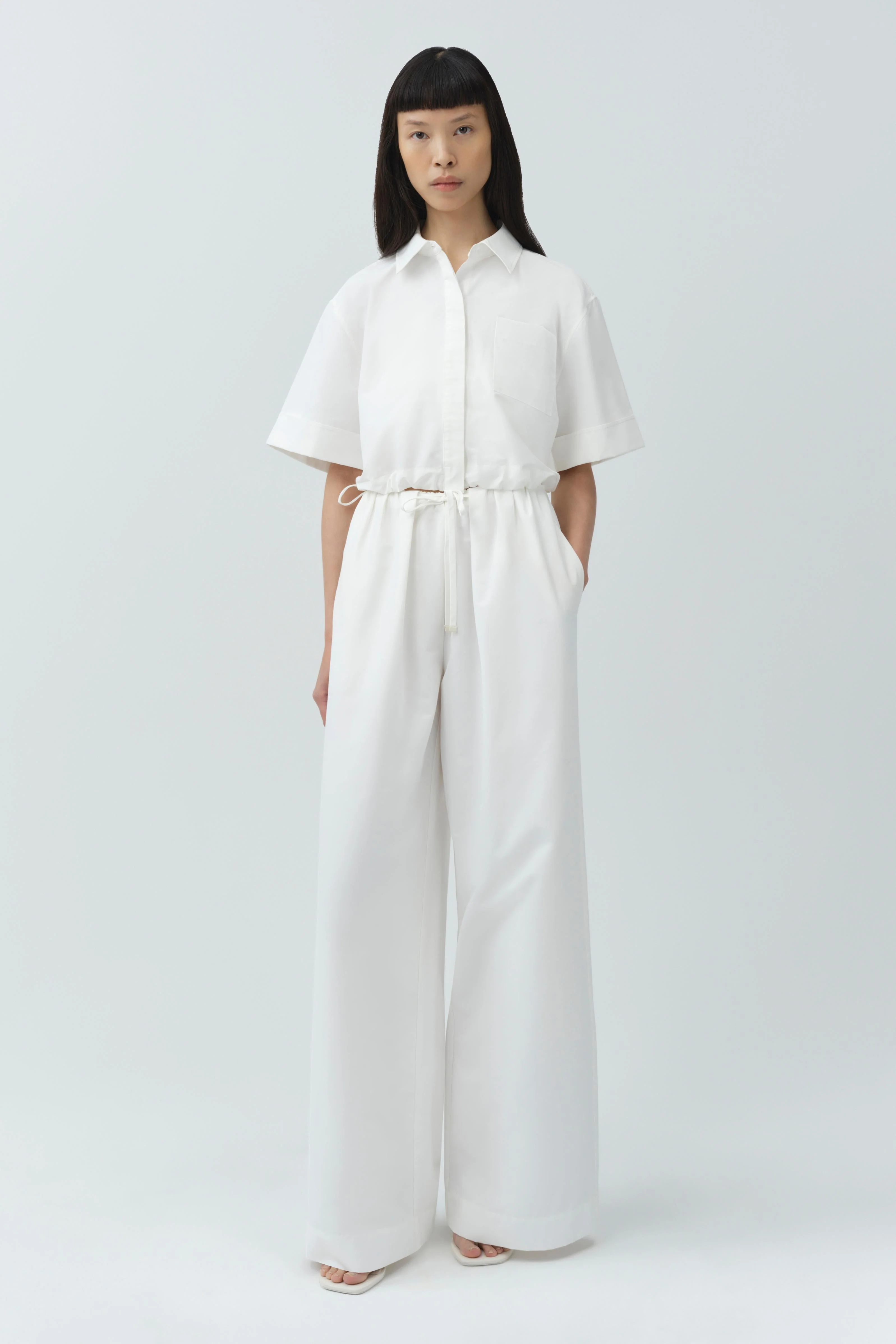 Simkhai - Ryett Cropped Shirt - Image 2