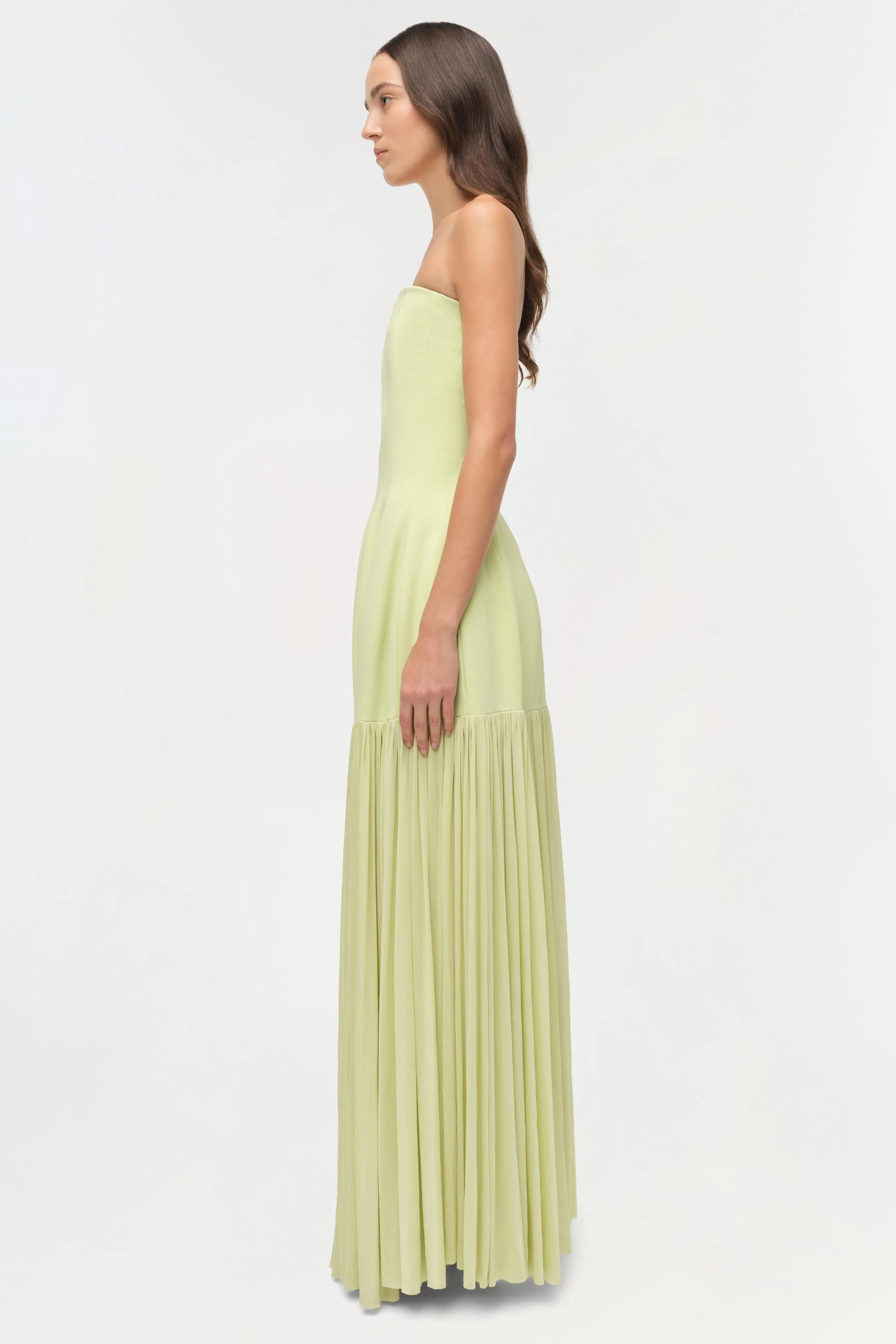 Simkhai - Sandrine Draped Jersey Bustier Midi Dress - Image 5