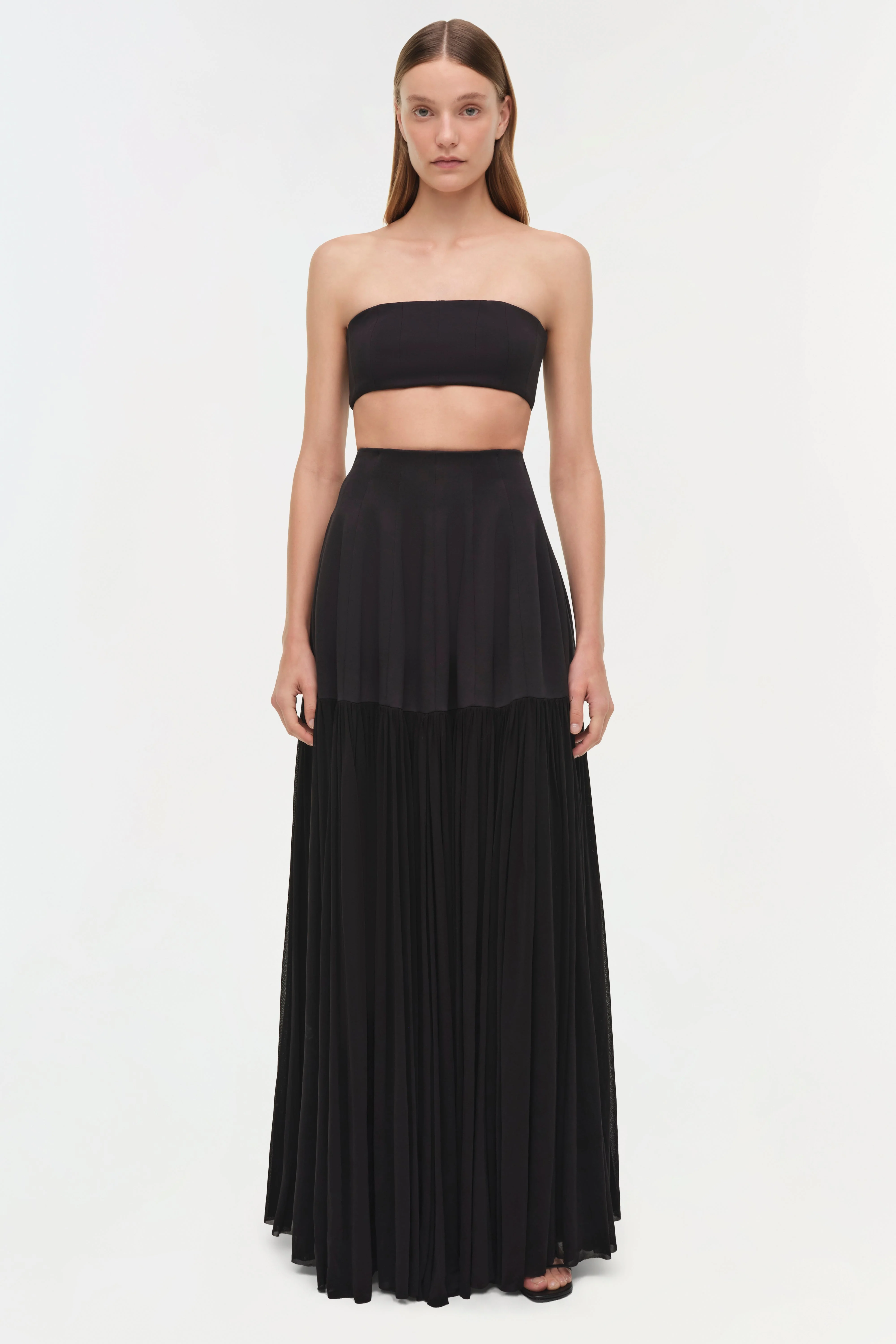 Simkhai - Saryn Draped Jersey Midi Skirt - Image 3