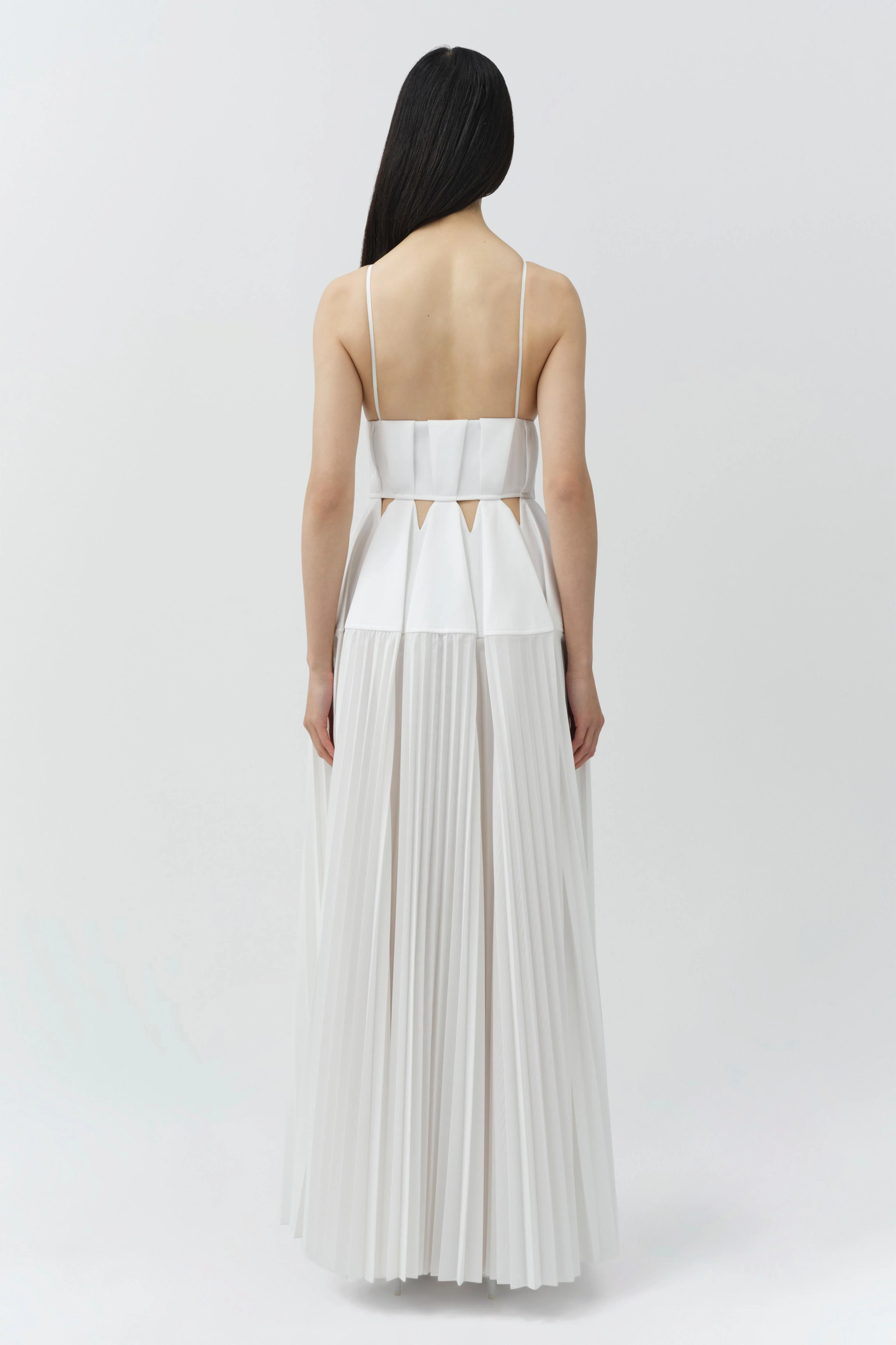 Simkhai - Selene Pleated Cotton Gown - Image 4
