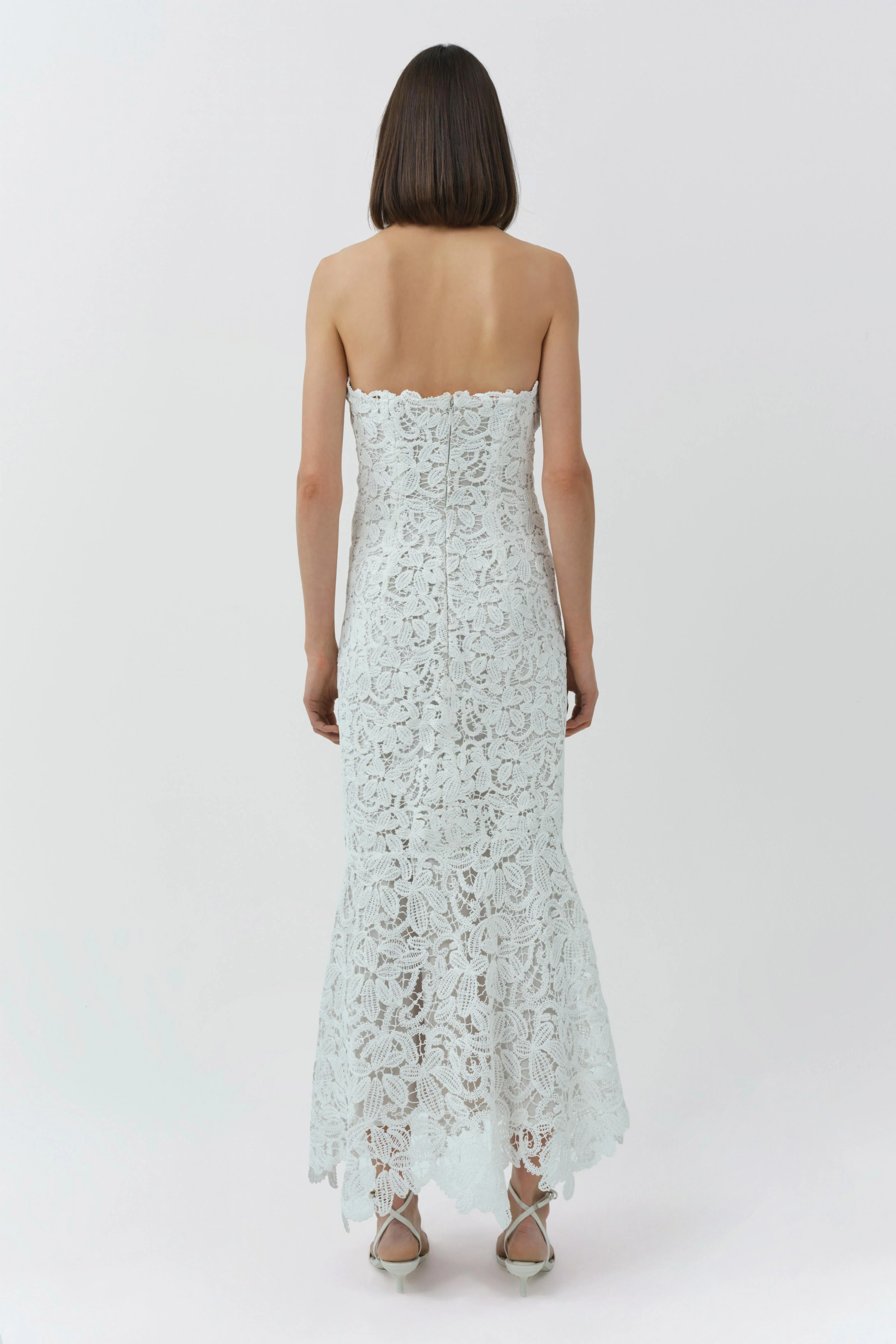 Simkhai - Sera Floral Raffia Bustier Midi Dress - Image 5