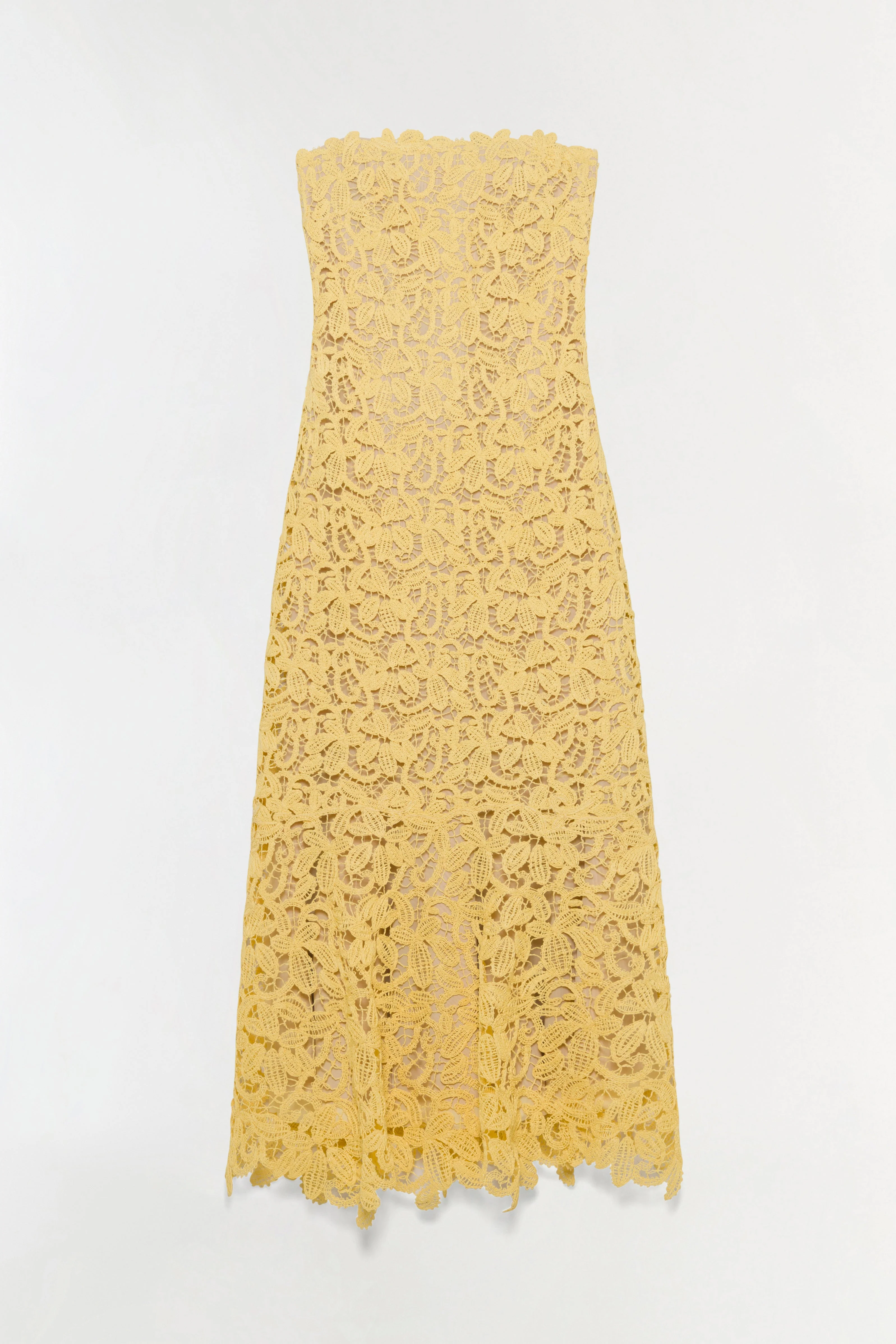 Simkhai - Sera Floral Raffia Bustier Midi Dress