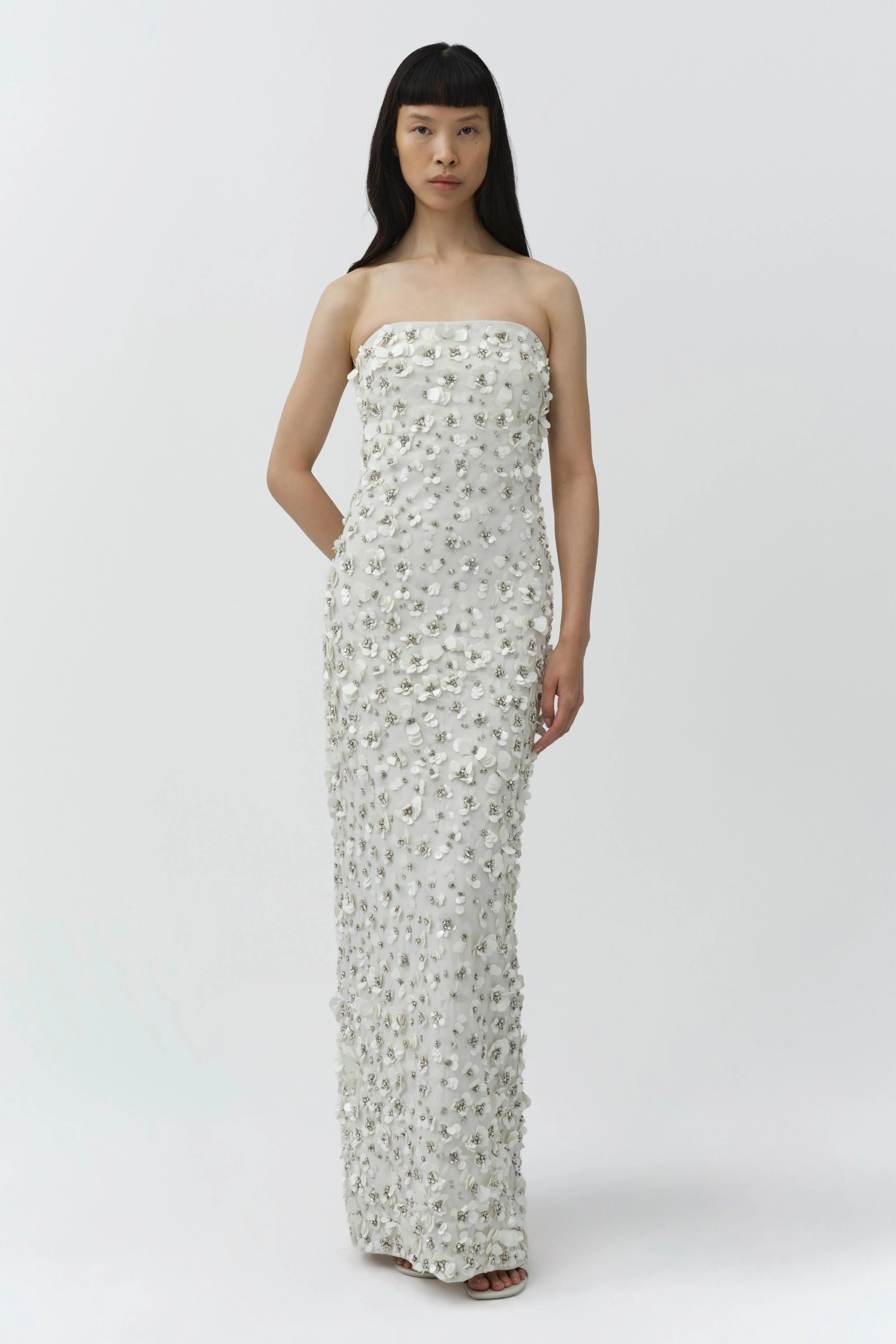 Simkhai - Serafina Strapless Embellished Gown - Image 2