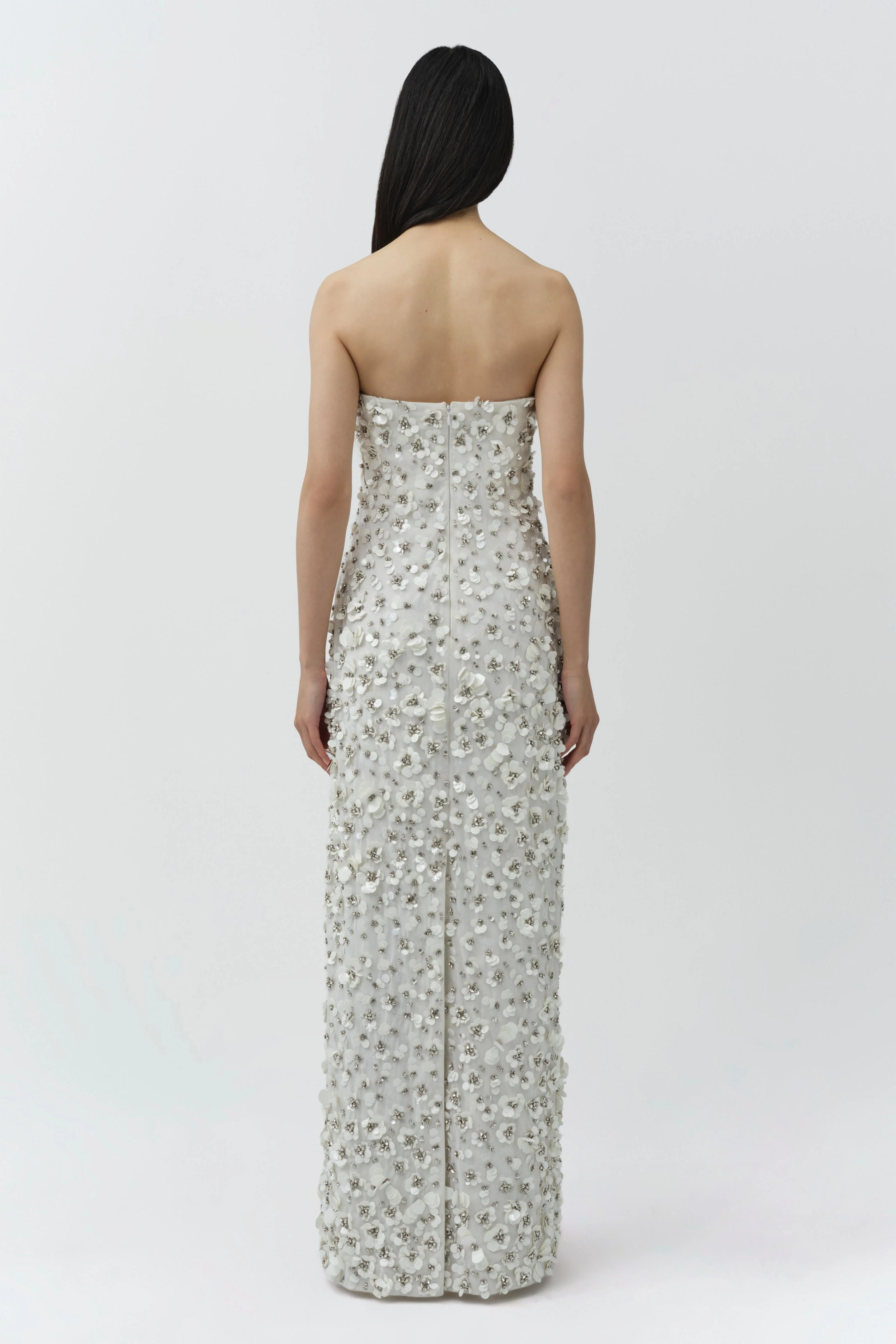 Simkhai - Serafina Strapless Embellished Gown - Image 5