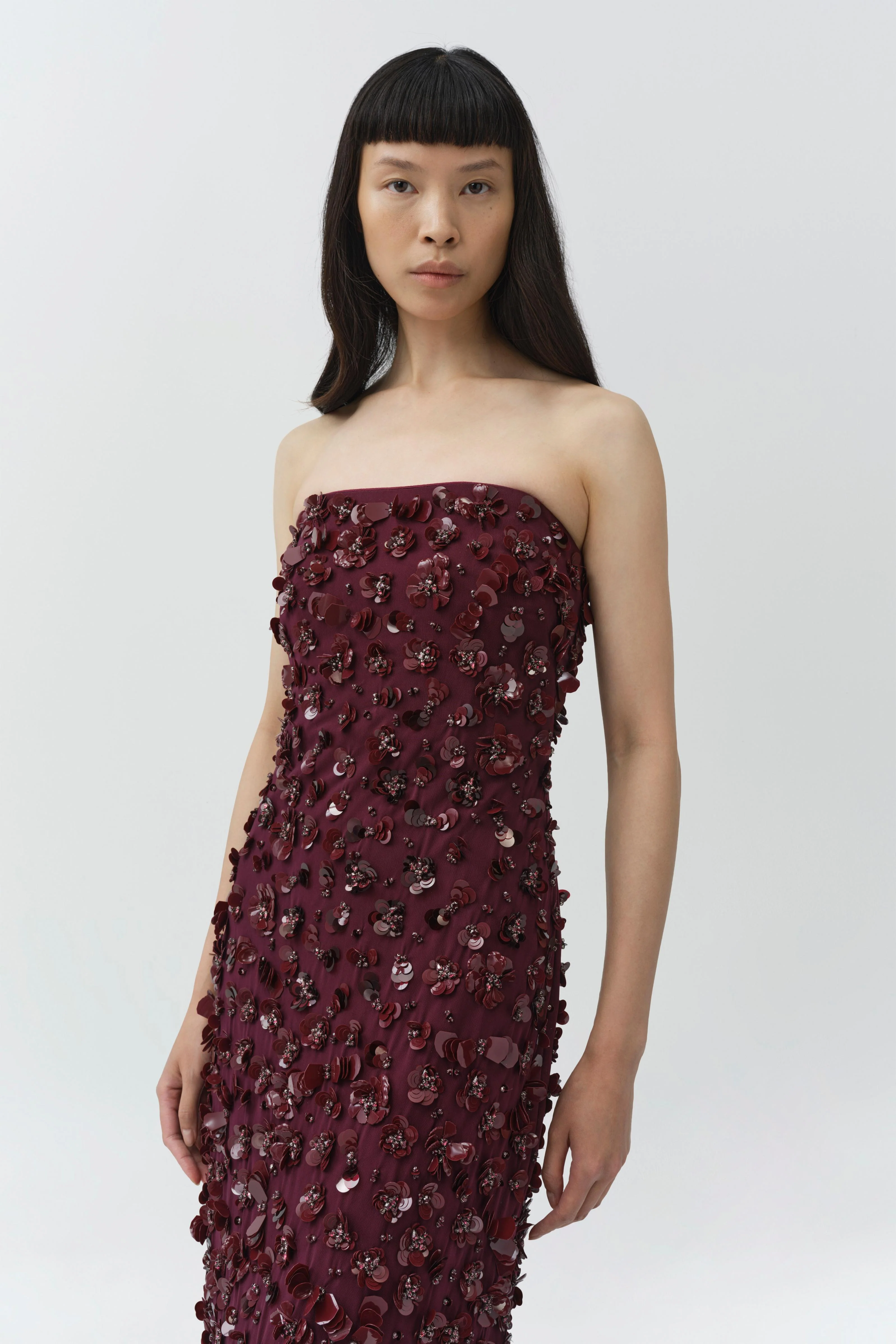 Simkhai - Serafina Strapless Embellished Gown - Image 3