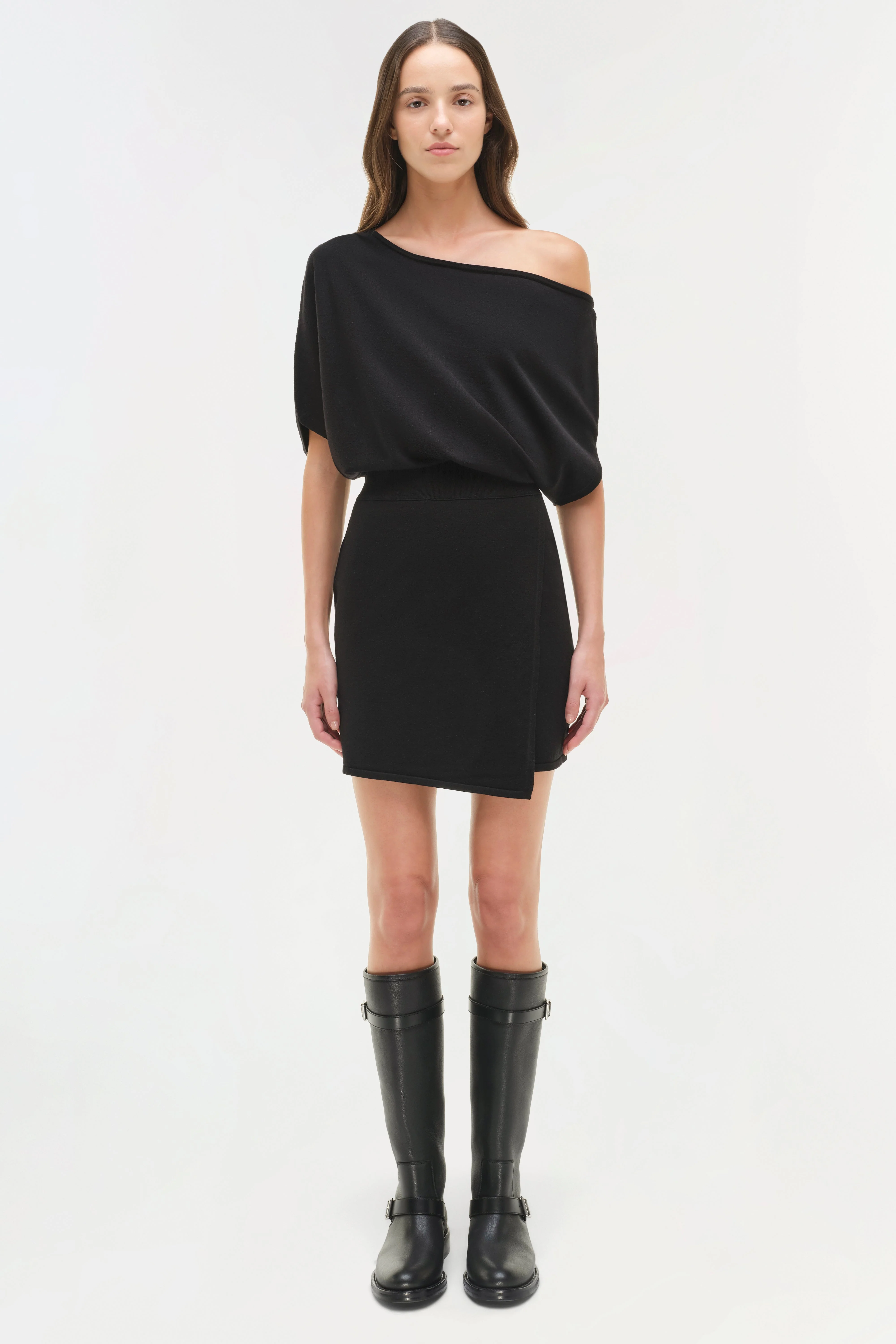 Simkhai - Shania Off Shoulder Knit Mini Dress - Image 7