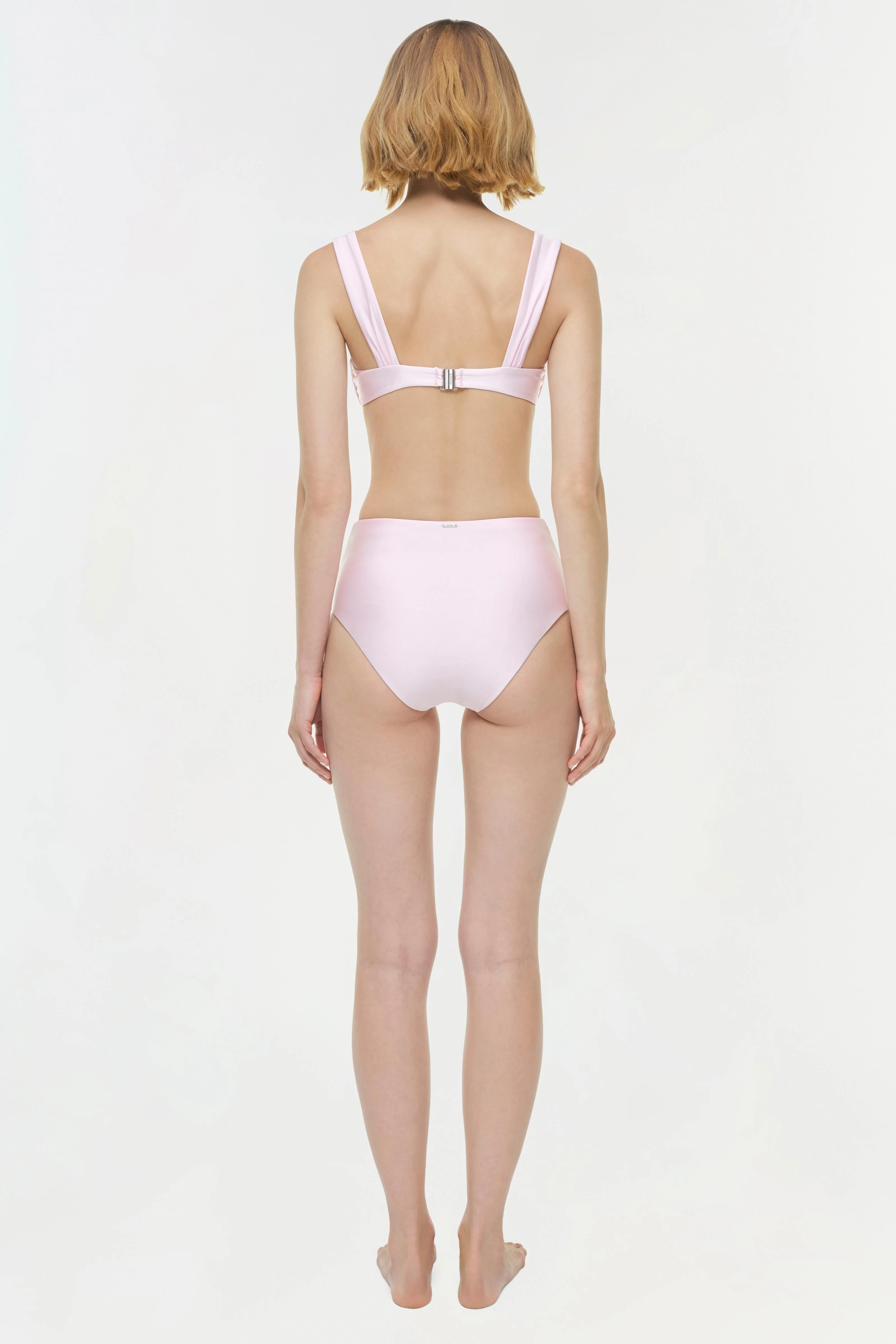 Simkhai - Teya High Waisted Ruched Bikini Bottom - Image 5