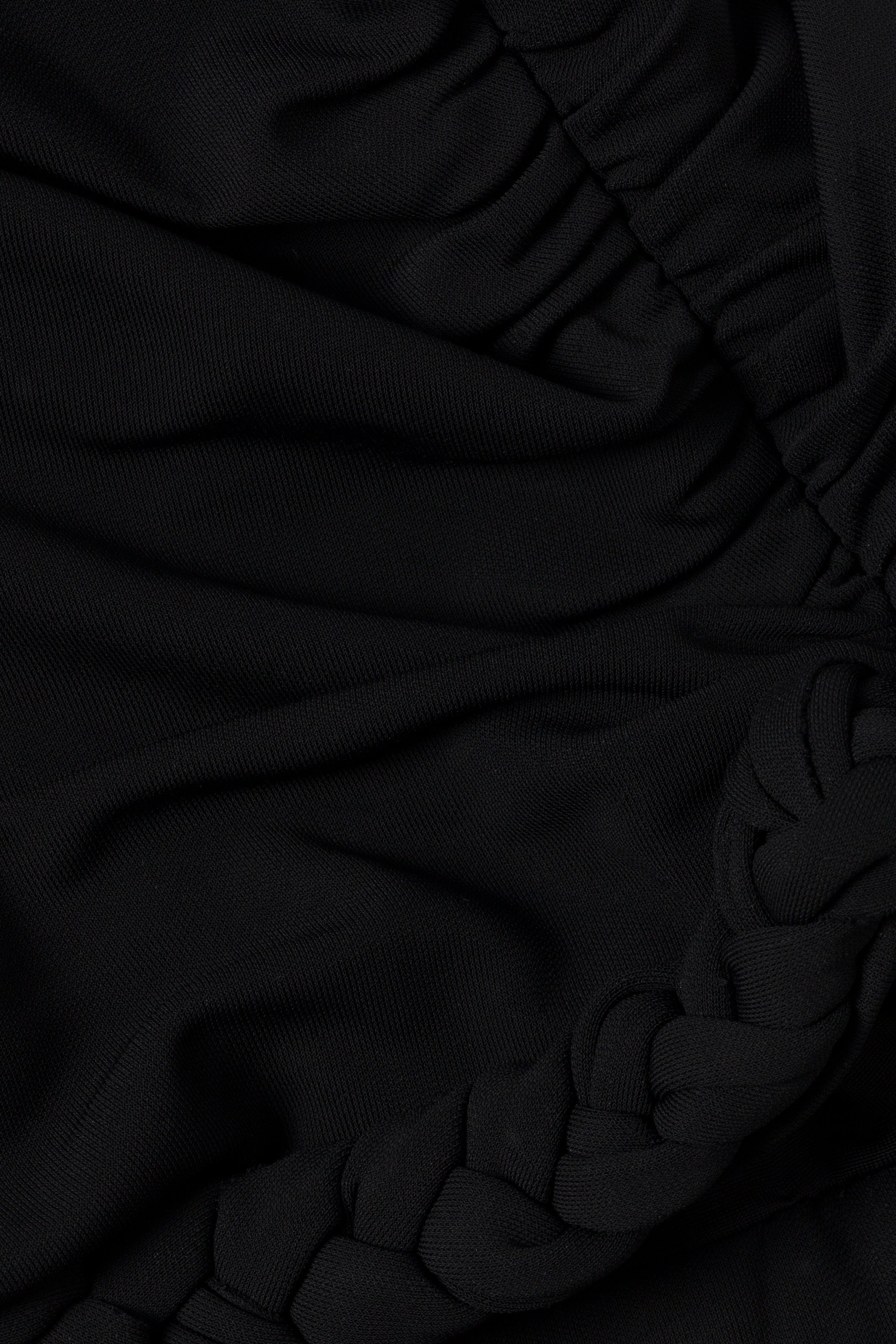 Simkhai - Valen Draped Jersey Top - Image 7