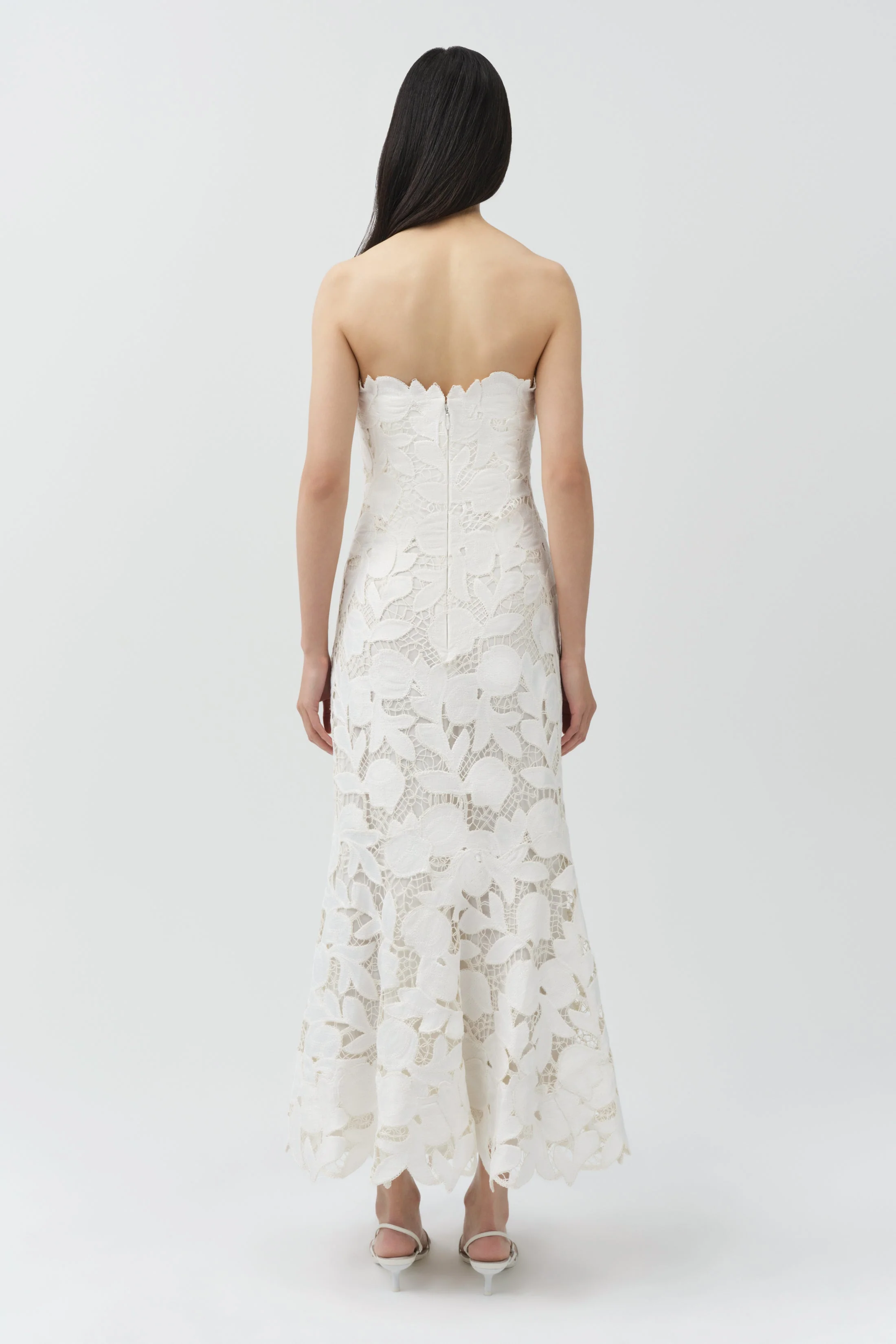 Simkhai - Valletta Strapless Embroidered Dress - Image 5