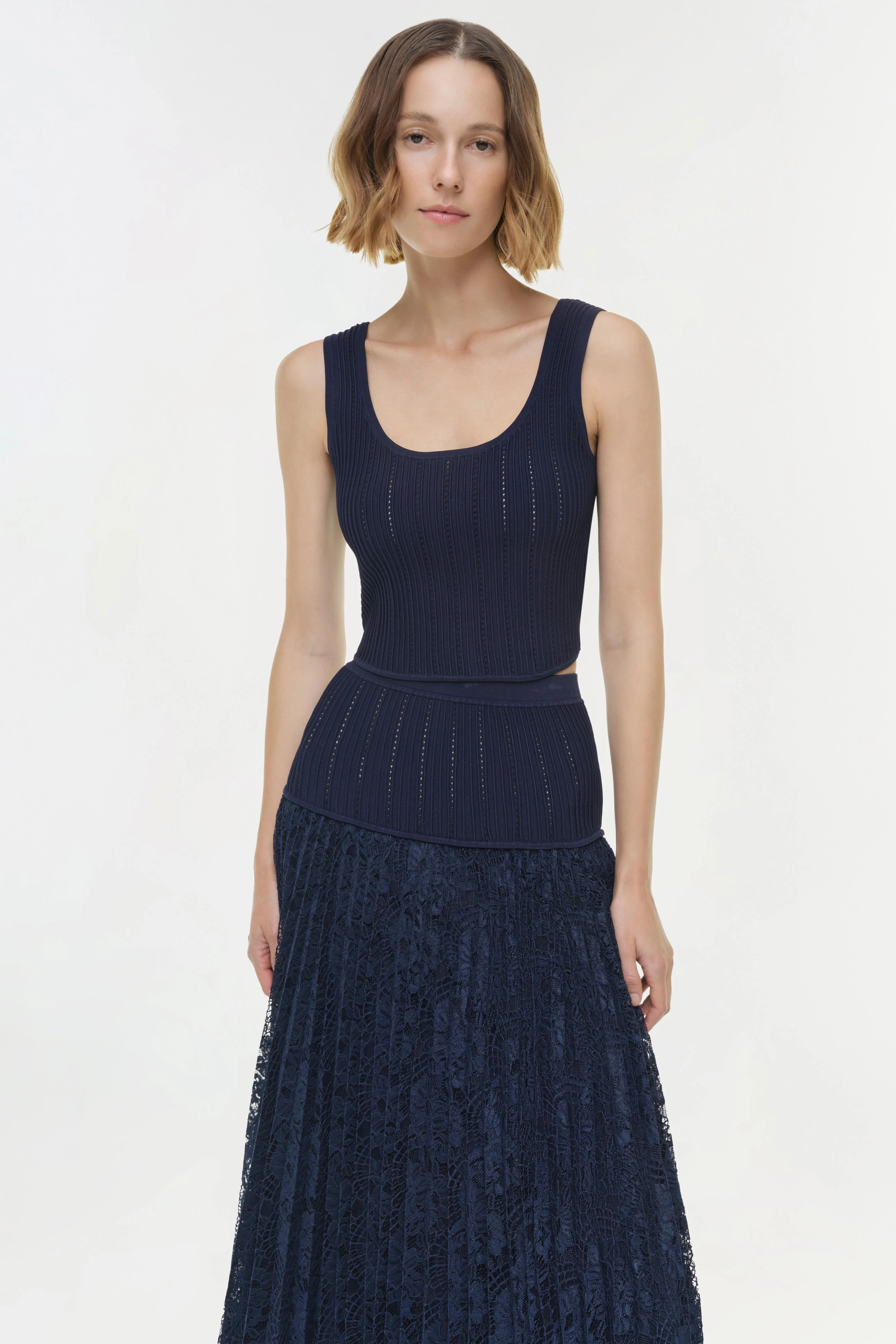 Simkhai - Verona Lace Midi Skirt - Image 3