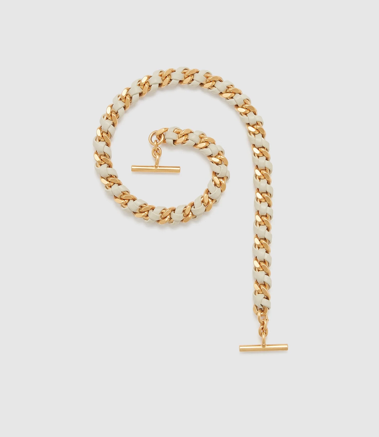 Metier - Small Chain Strap Buttery Nappa Crème with Gold Hardware