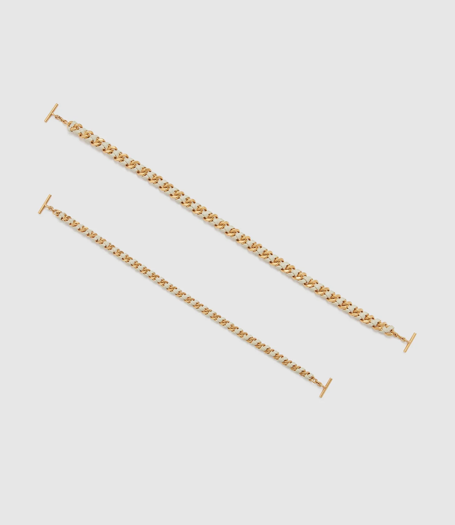 Metier - Small Chain Strap Buttery Nappa Crème with Gold Hardware - Image 5