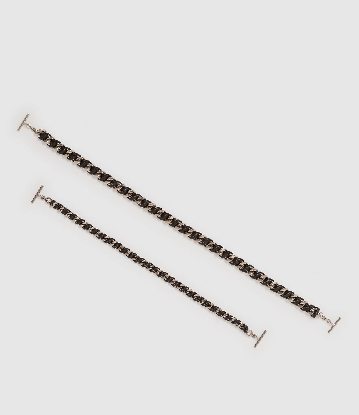 Metier - Small Chain Strap Elvis Black with Silver Hardware - Image 2