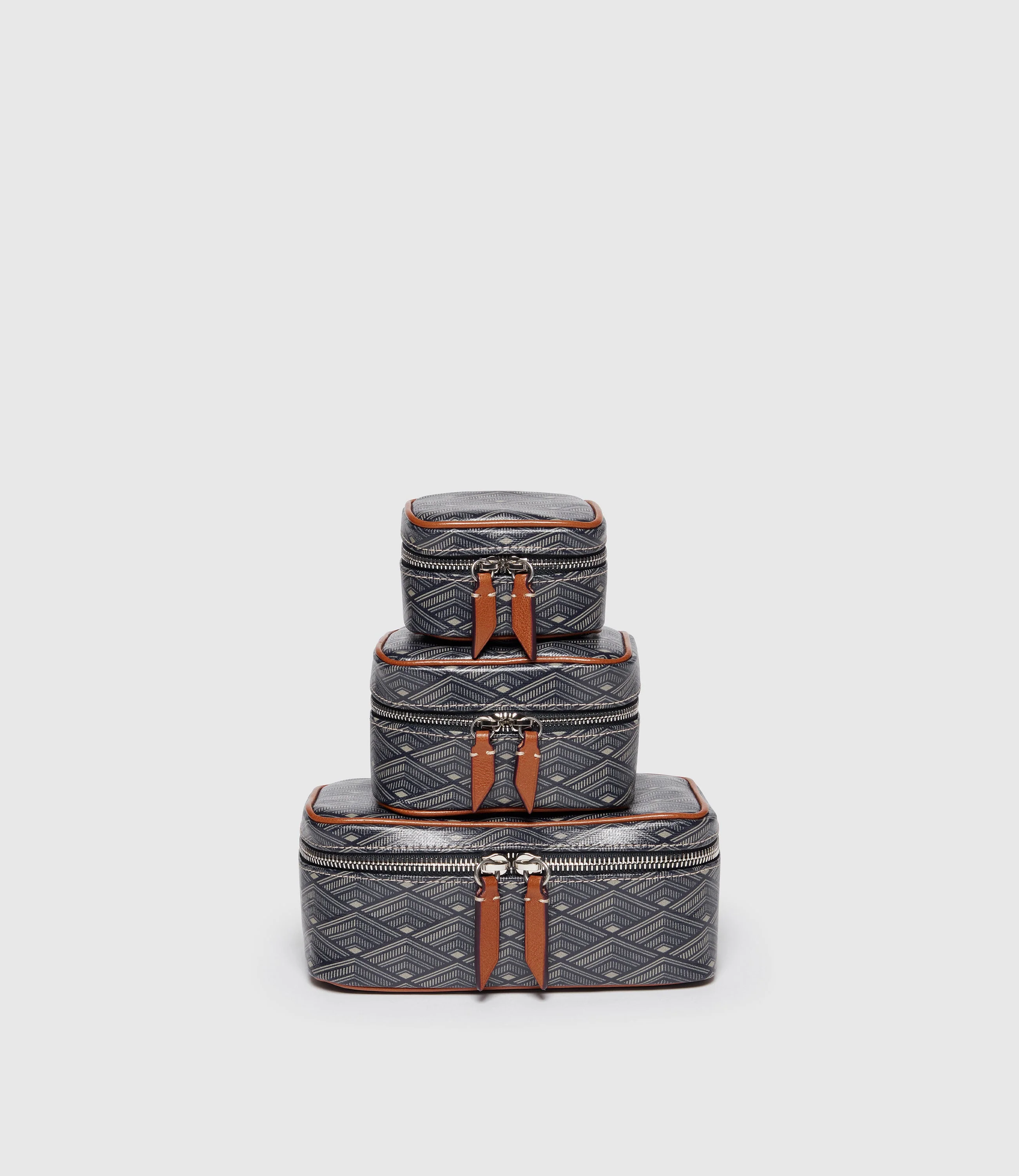Metier - Small Travel Organiser Signature Canvas Navy - Image 3