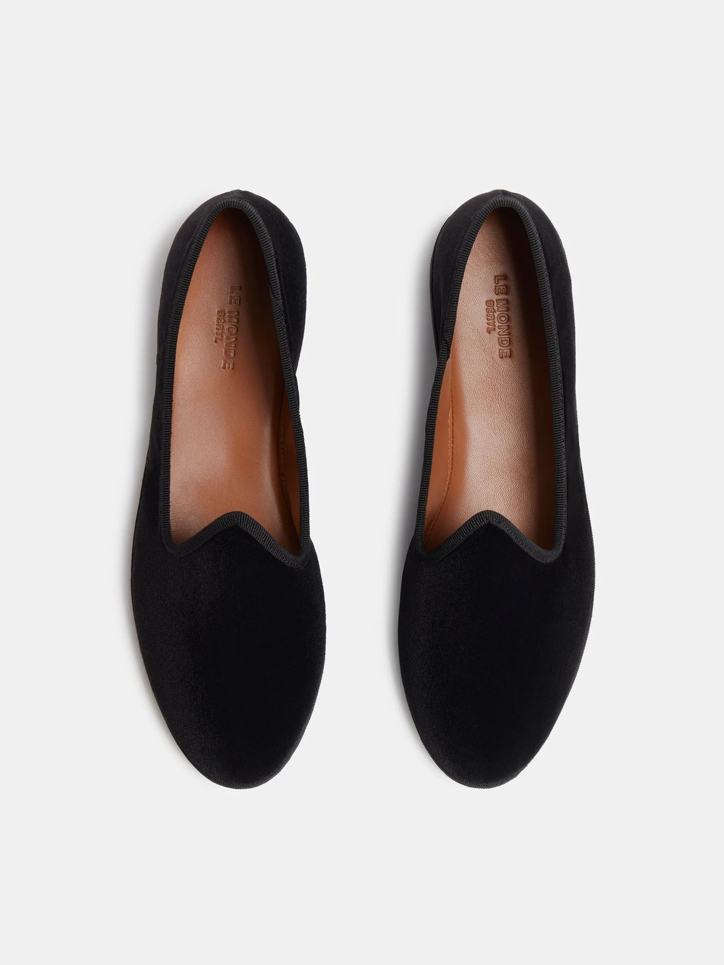 Le Monde Beryl - Soft Venetian Slipper / Black Velvet - Image 3