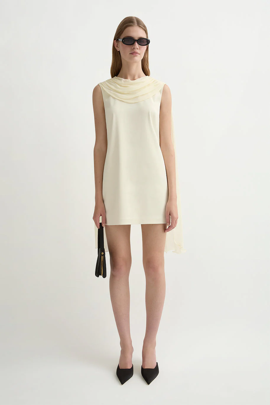 Posse - SOLENE MINI DRESS - BUTTER YELLOW