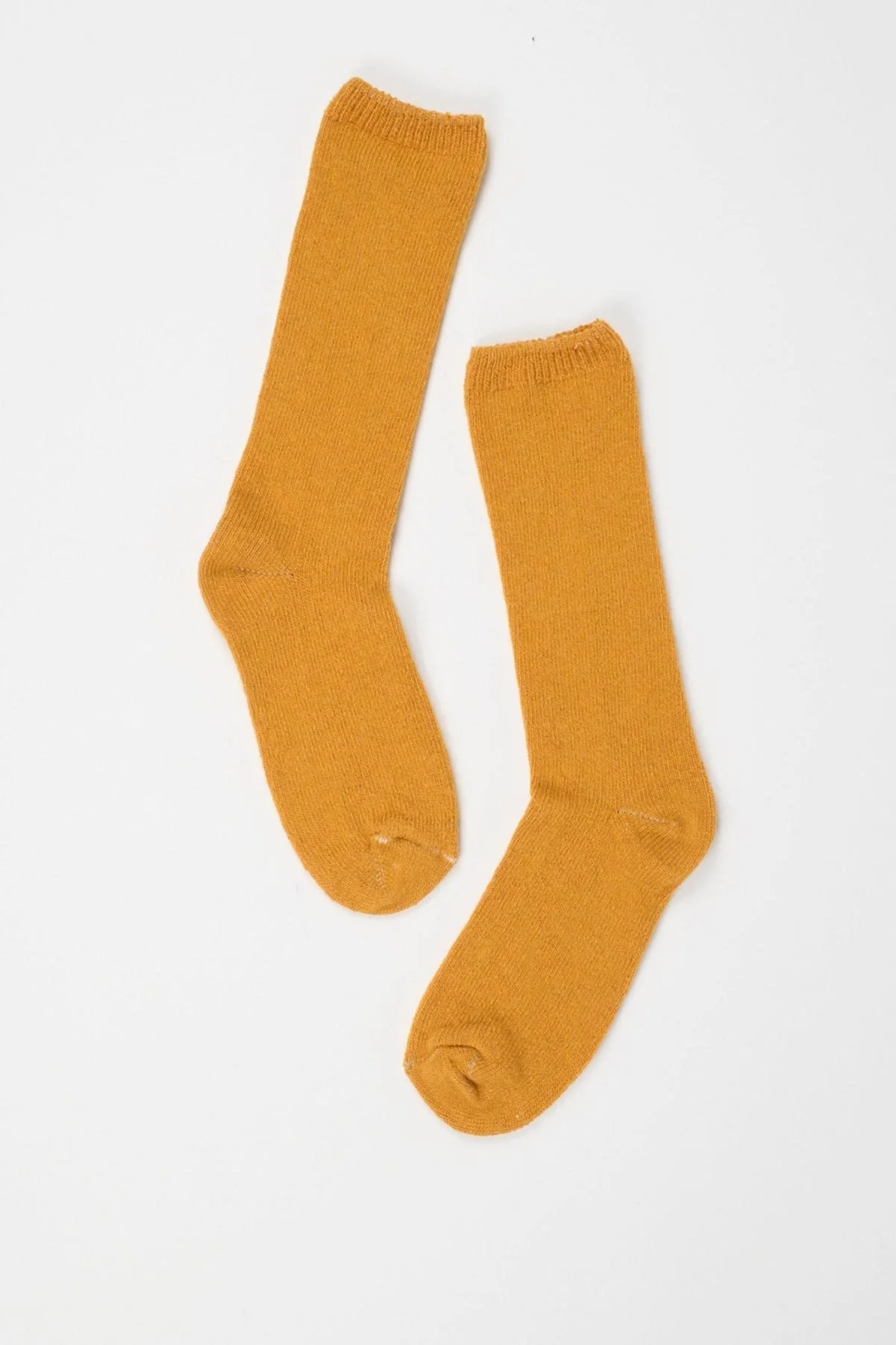 Jamie Haller - Solid Crew Socks in Squash