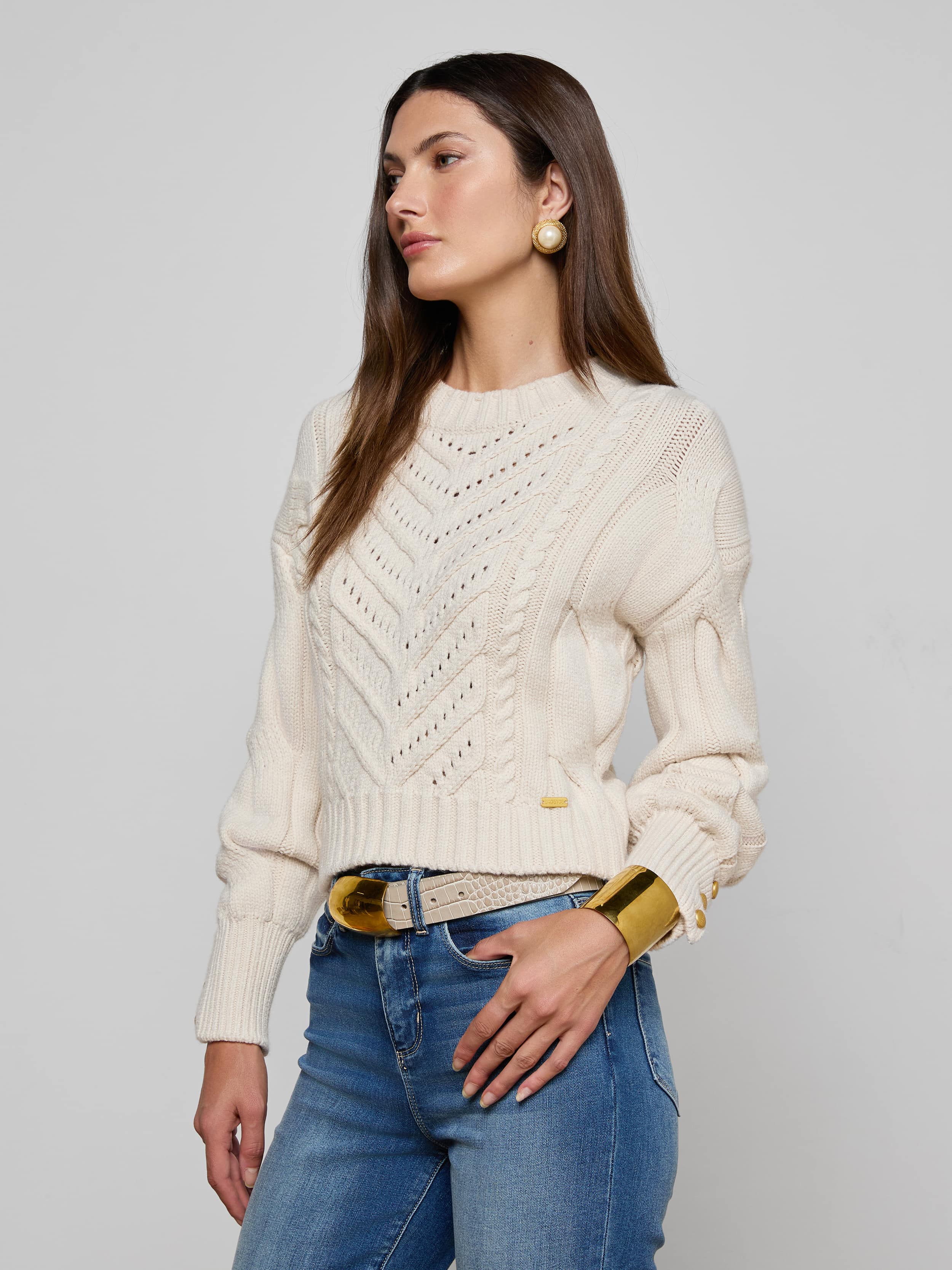 L'AGENCE - Storm Cable - Knit Sweater - Image 8
