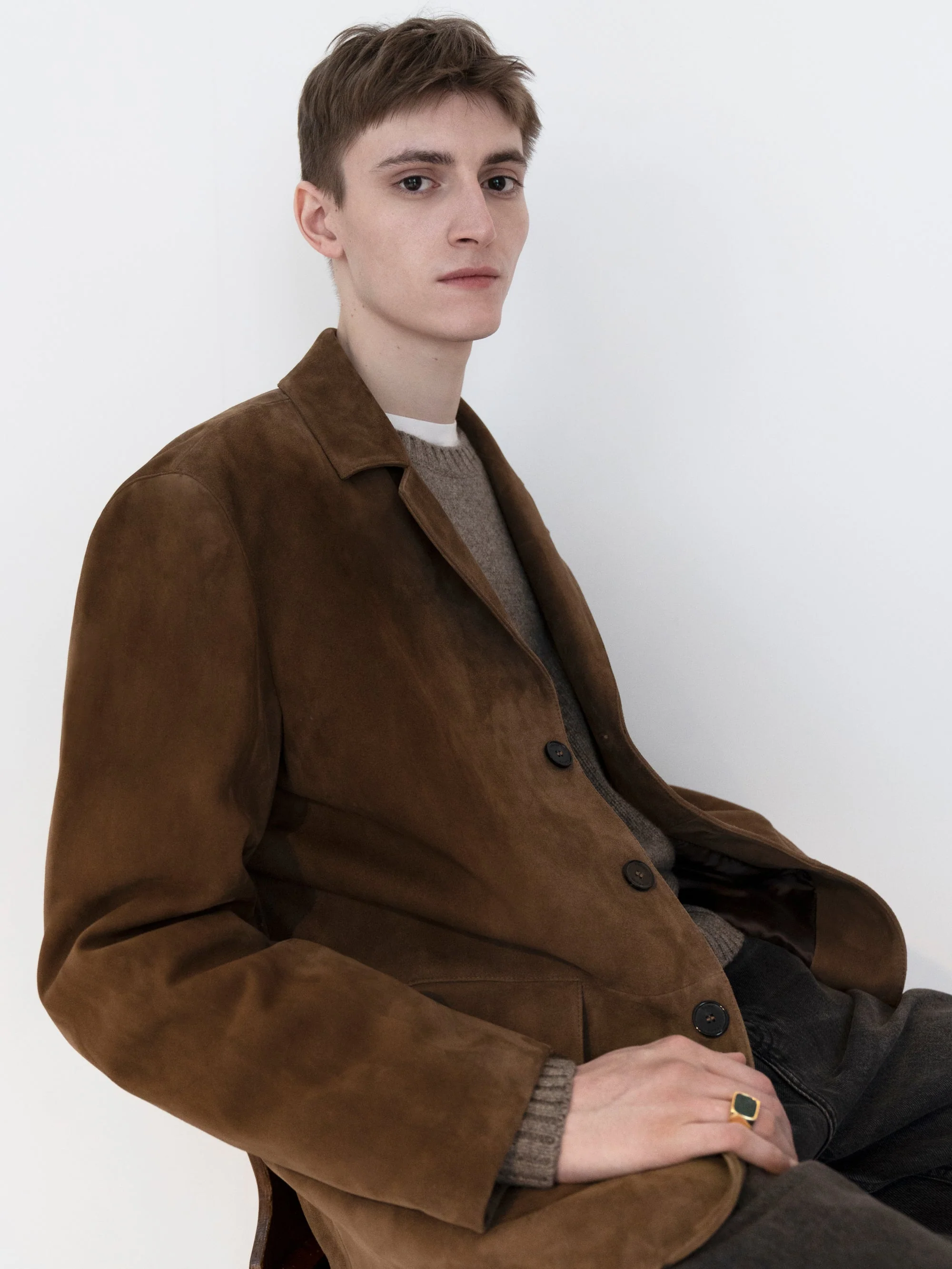 FRAME - Suede Blazer - Image 5