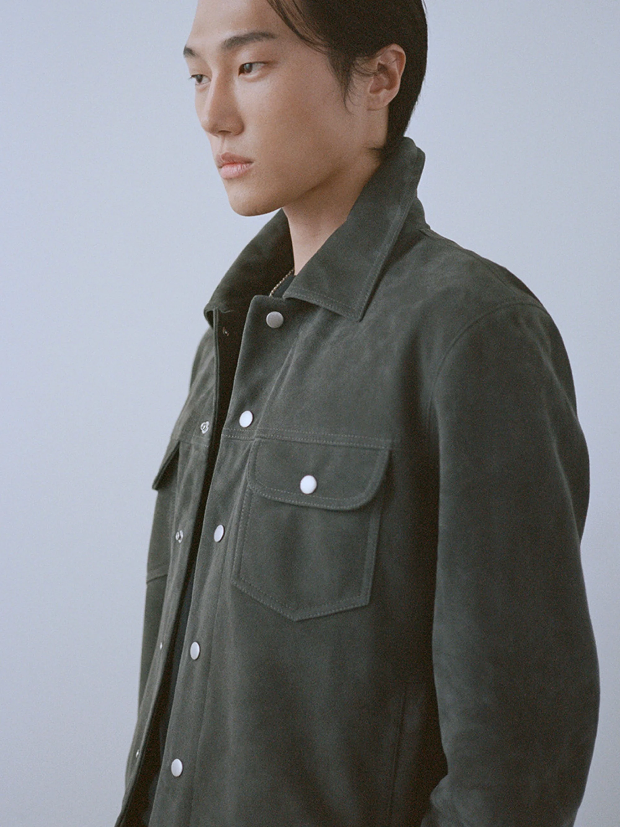 FRAME - Suede Trucker Jacket - Image 8