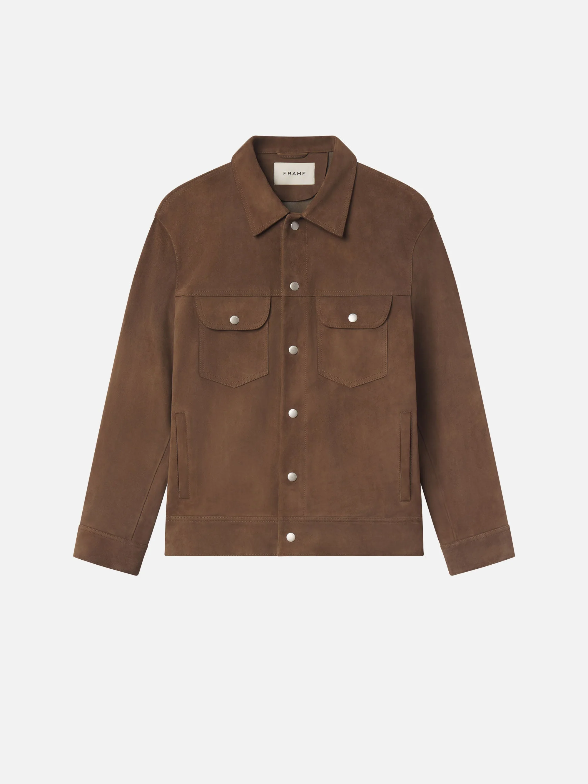 FRAME - Suede Trucker Jacket