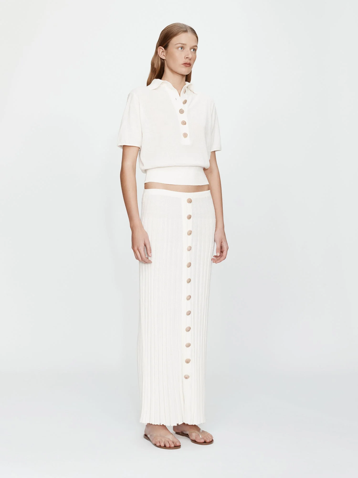 Christopher Esber - Sundial Shell Sunray Knit Skirt - Image 4