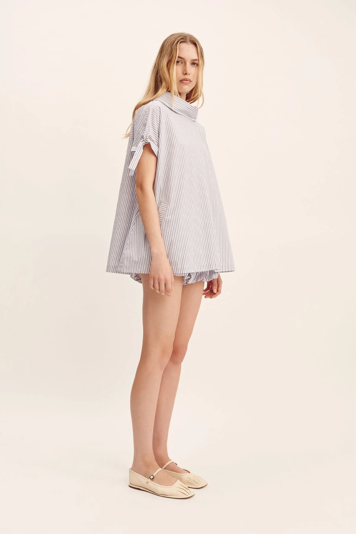 Posse - SUTTON TOP - BLUE STRIPE - Image 3