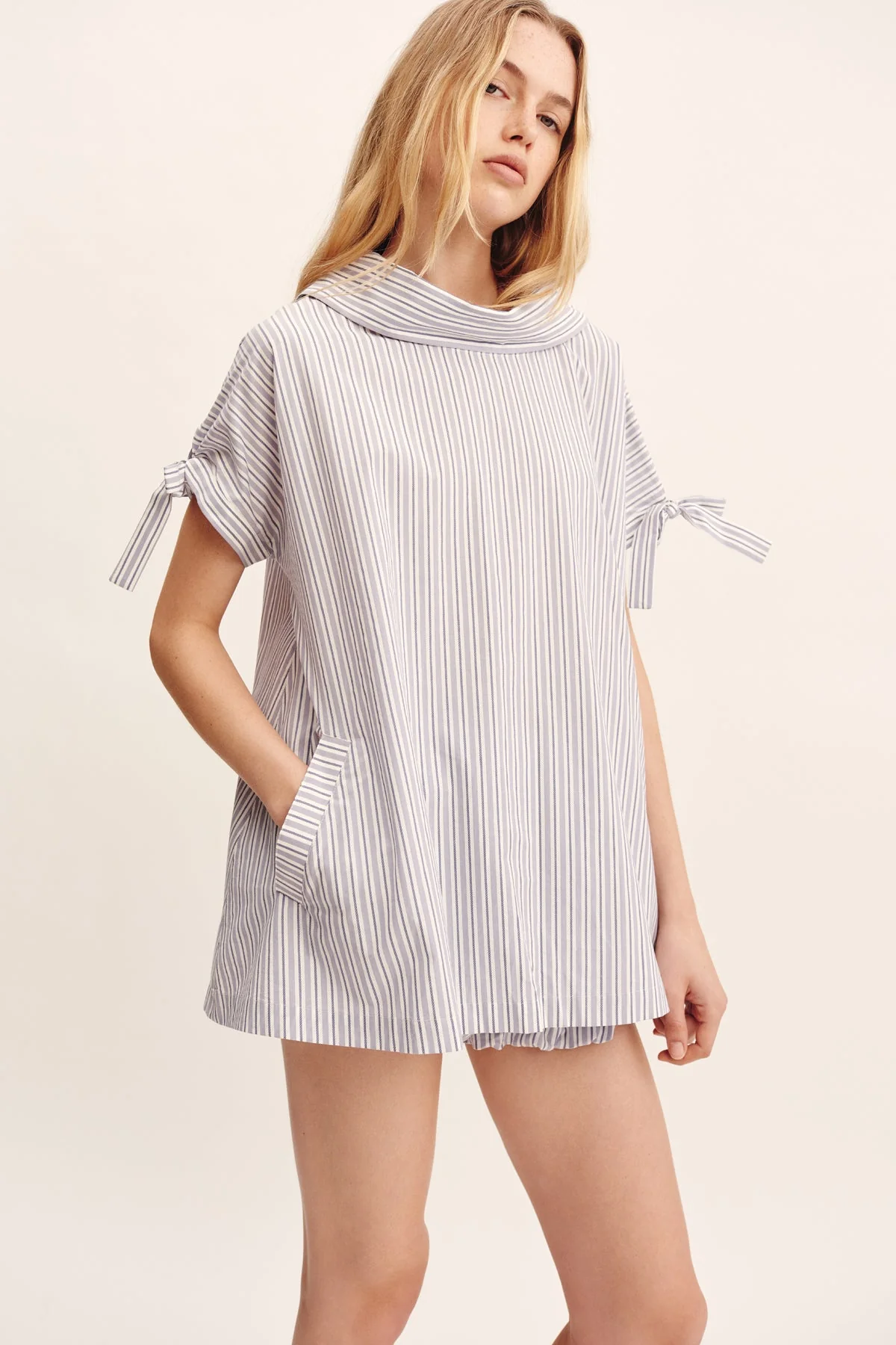 Posse - SUTTON TOP - BLUE STRIPE - Image 9
