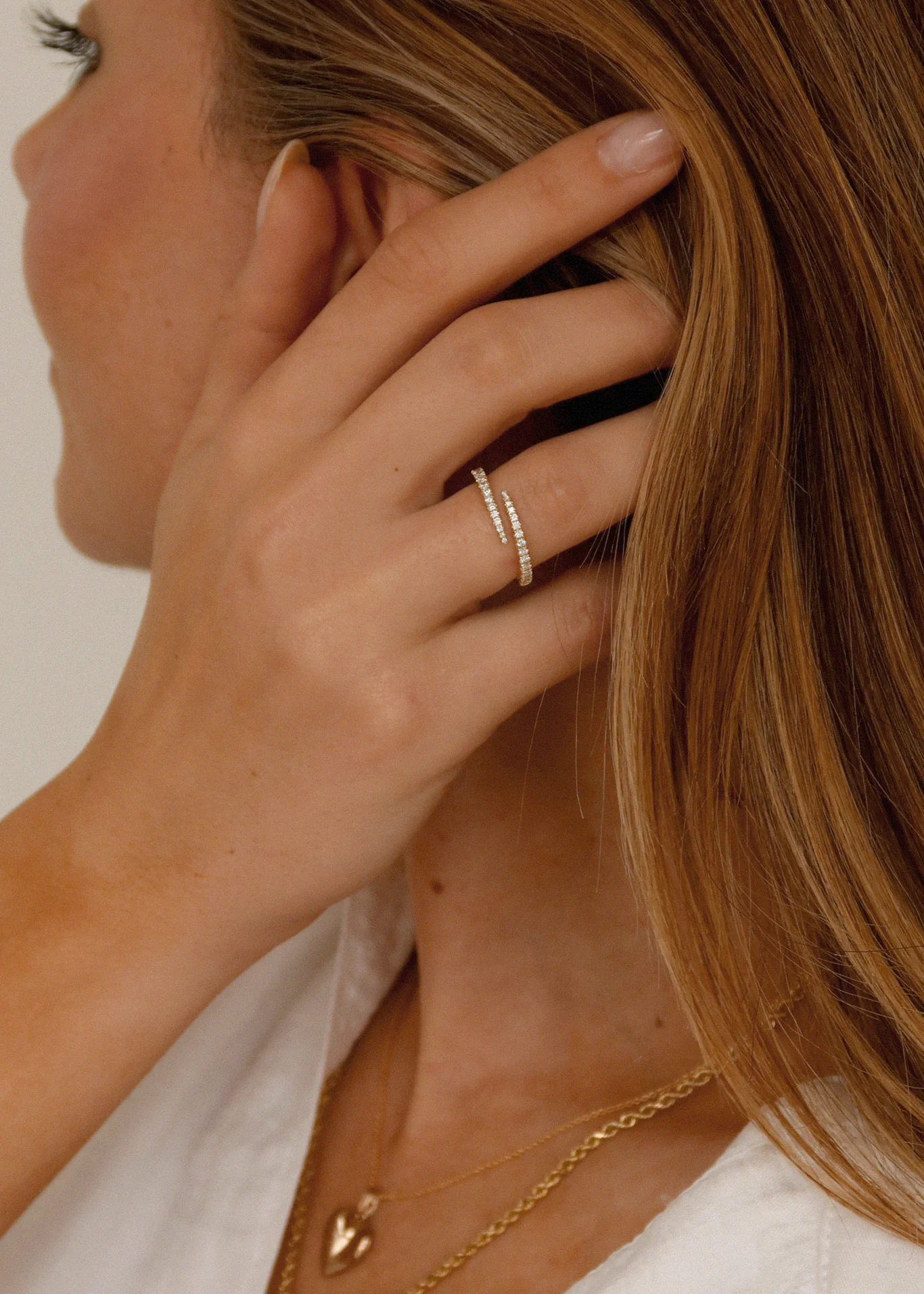 Kinn - Sylvie Pavé Wrap Around Ring - Image 2