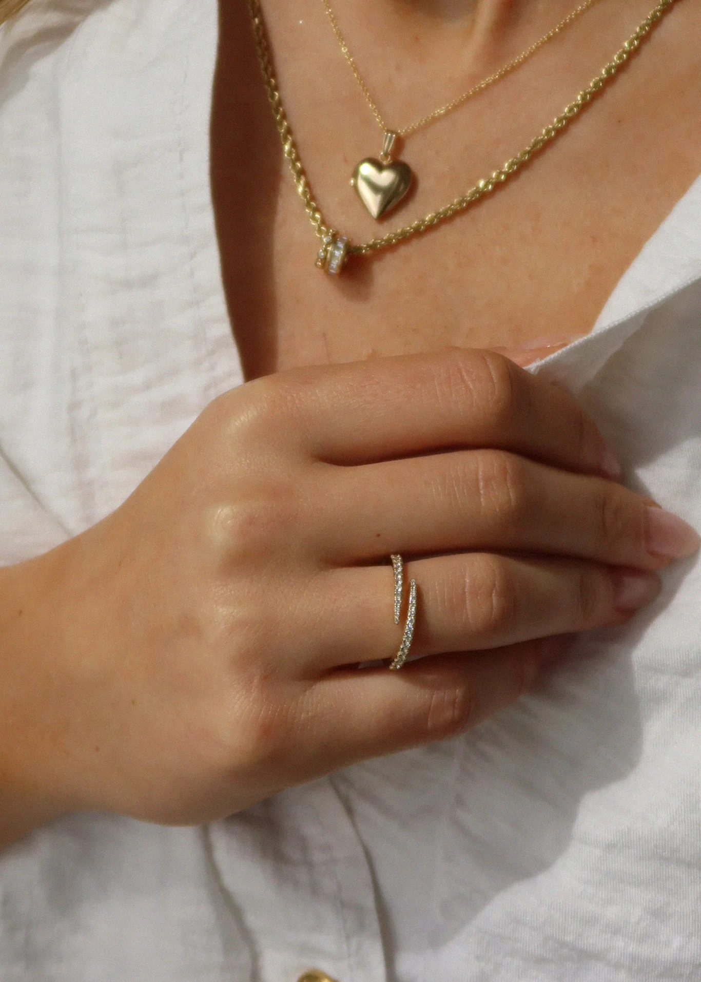 Kinn - Sylvie Pavé Wrap Around Ring - Image 5