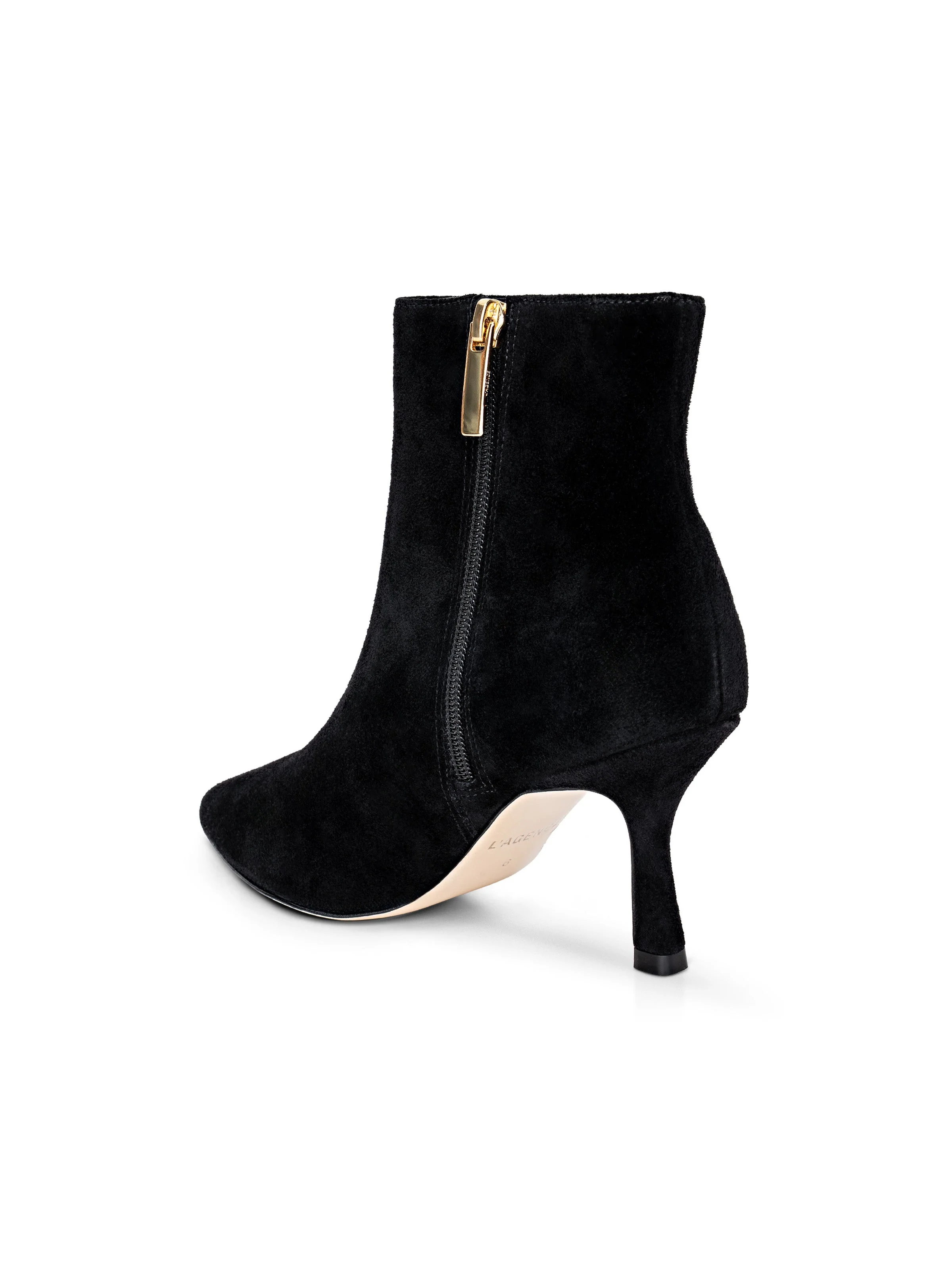 L'AGENCE - Sylvie Suede Bootie - Image 9