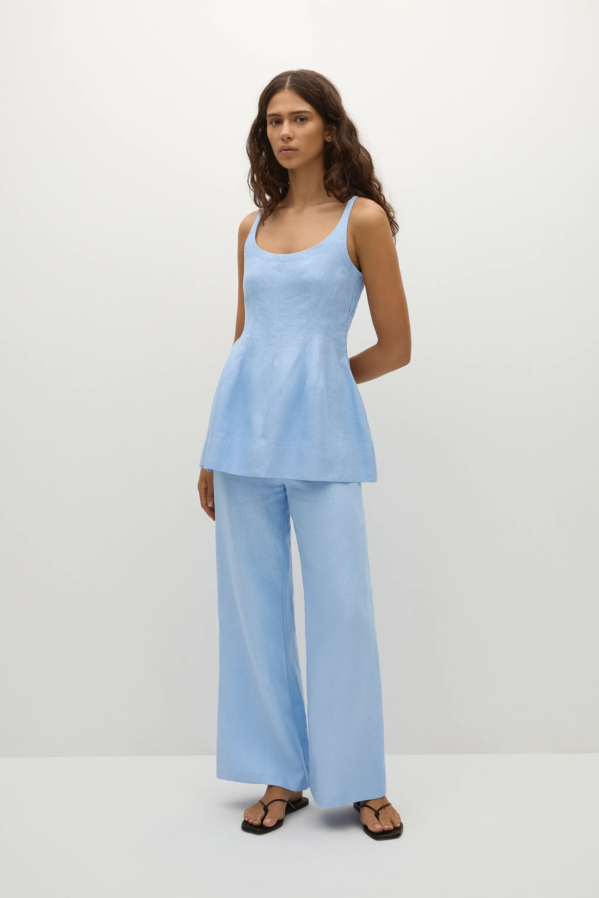 Faithfull - Syna Pant Mineral Blue