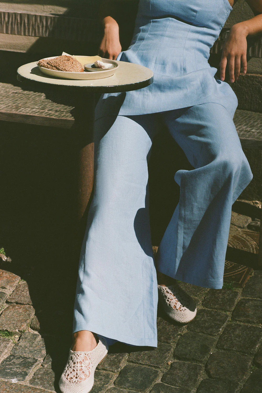 Faithfull - Syna Pant Mineral Blue - Image 2
