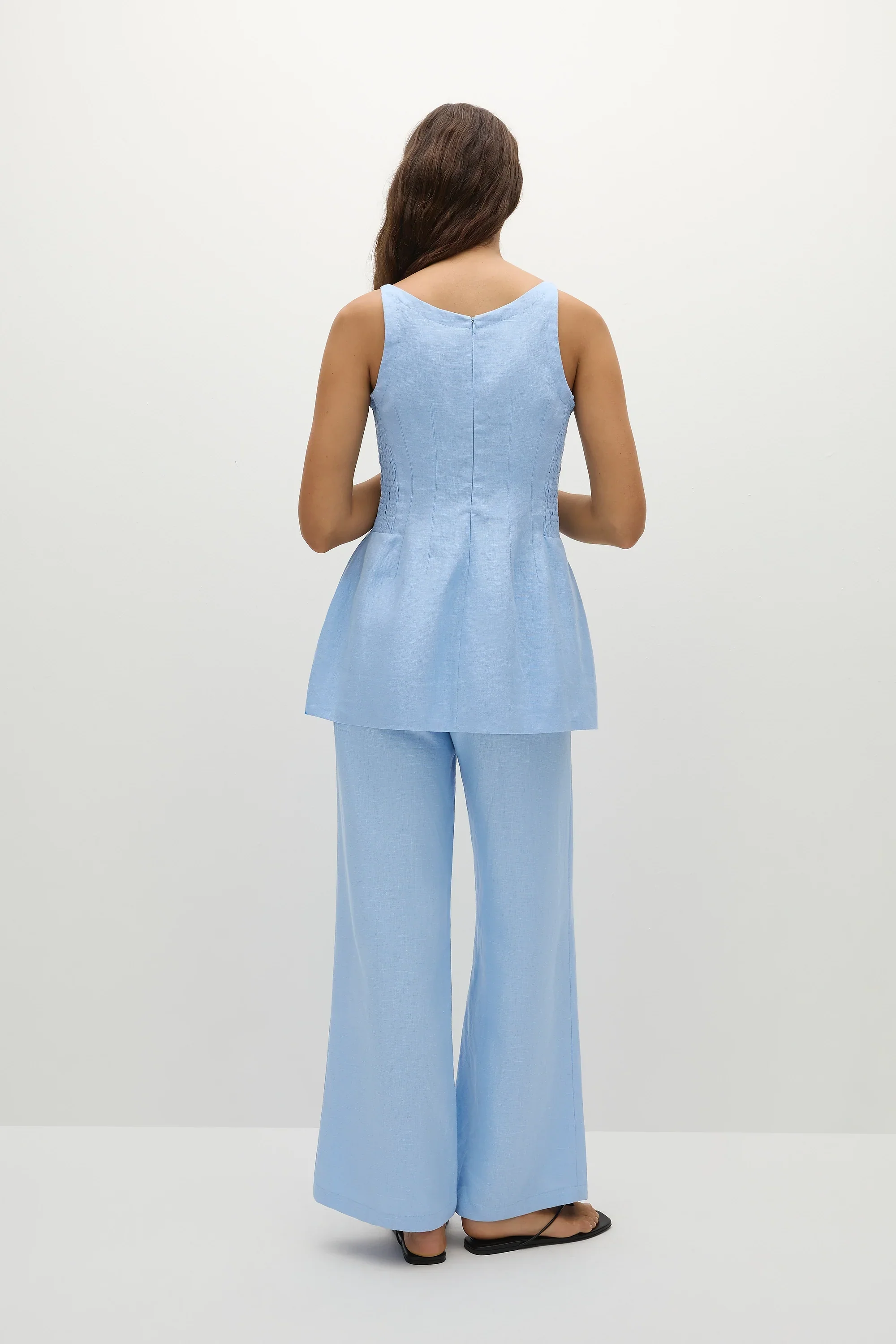 Faithfull - Syna Pant Mineral Blue - Image 5