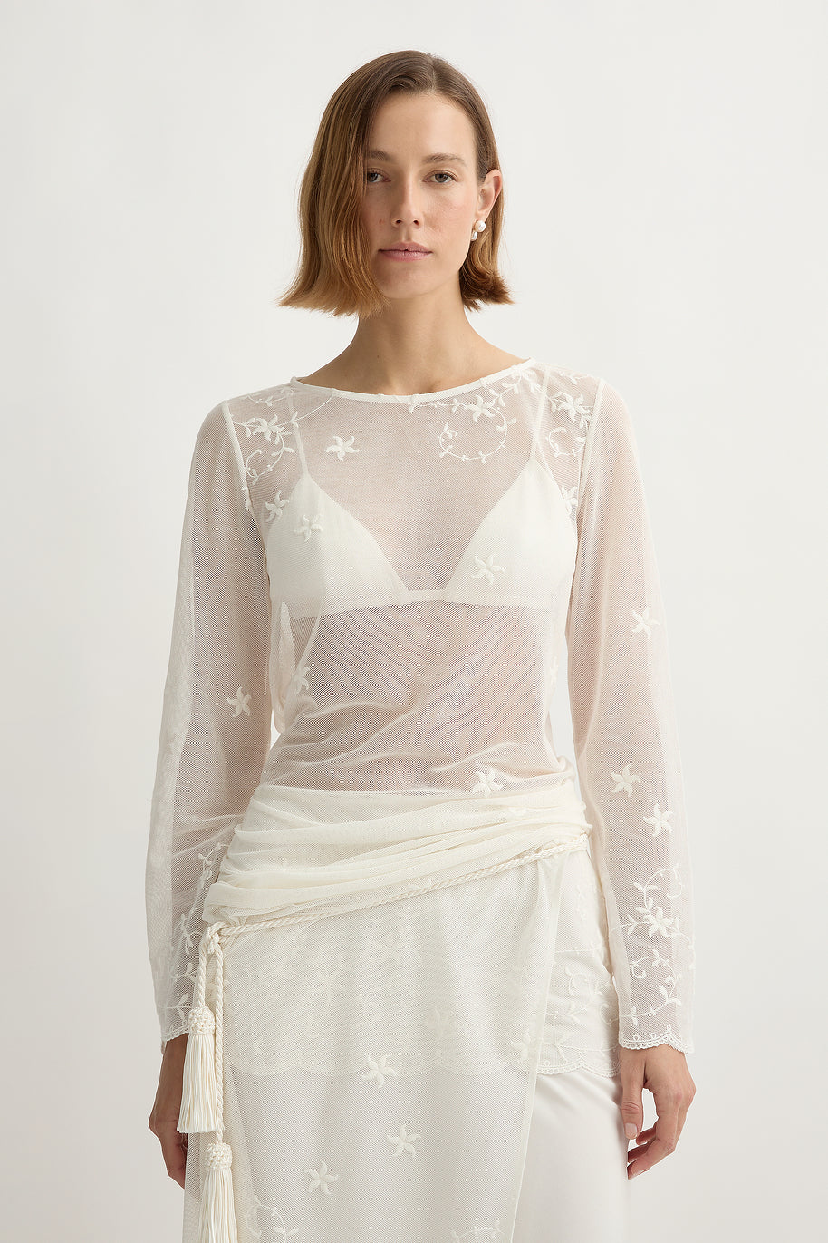 Posse - TASSEL BELT - CREAM - Image 3