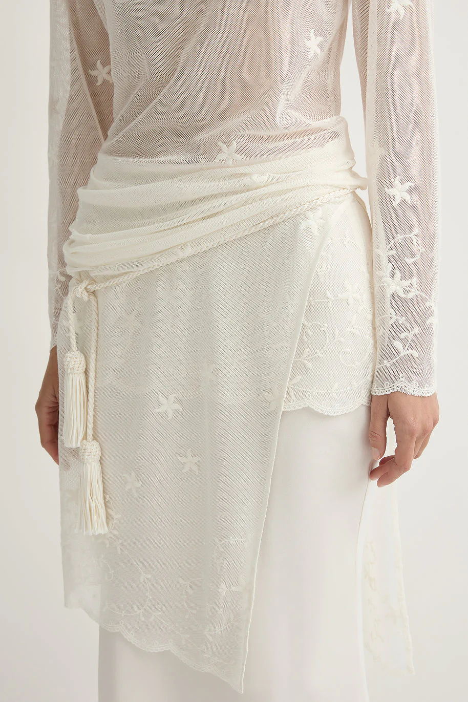 Posse - TASSEL BELT - CREAM - Image 6