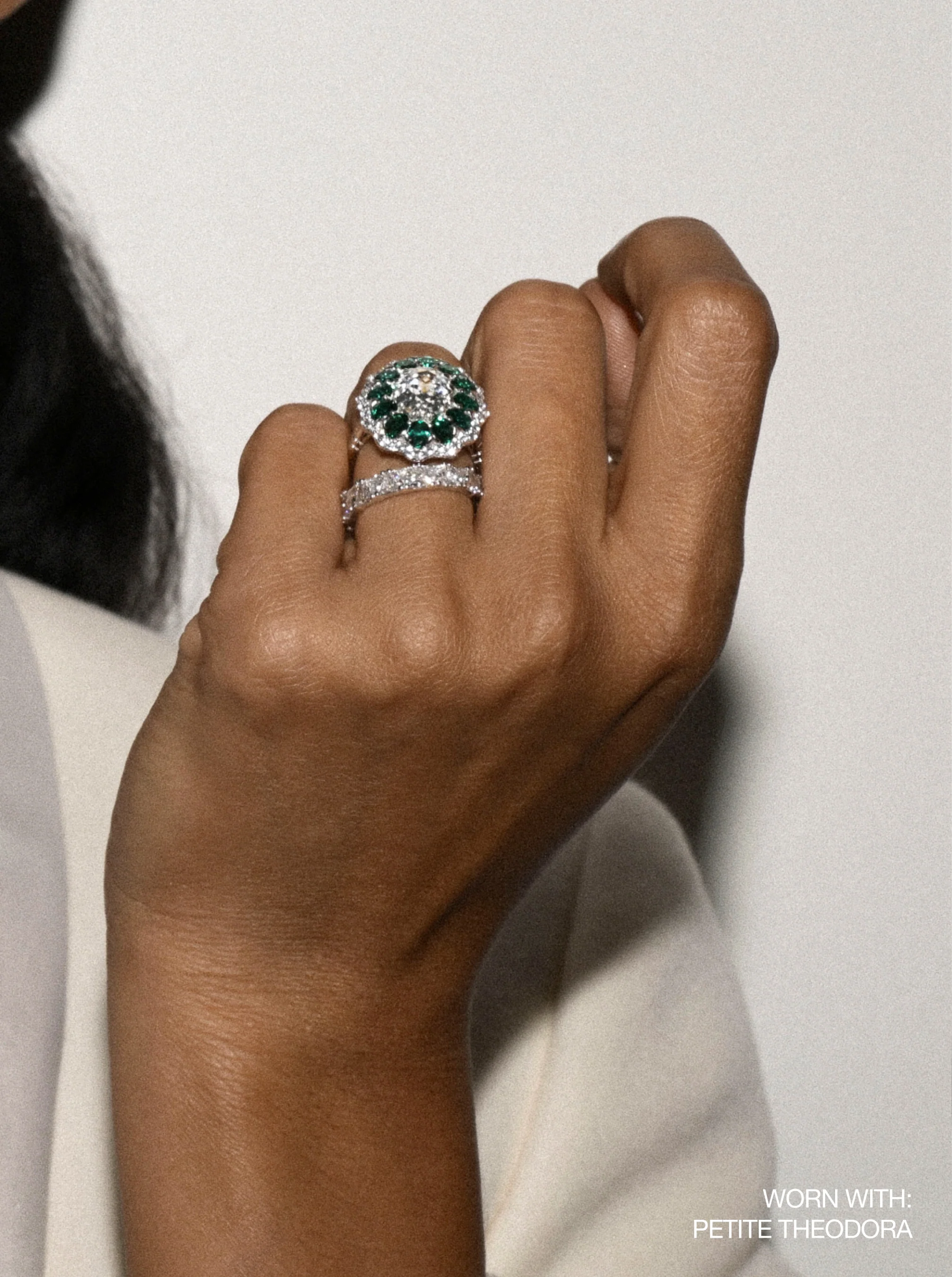 Dorsey - TATE LAB WHITE SAPPHIRE RING, GOLD - Image 5